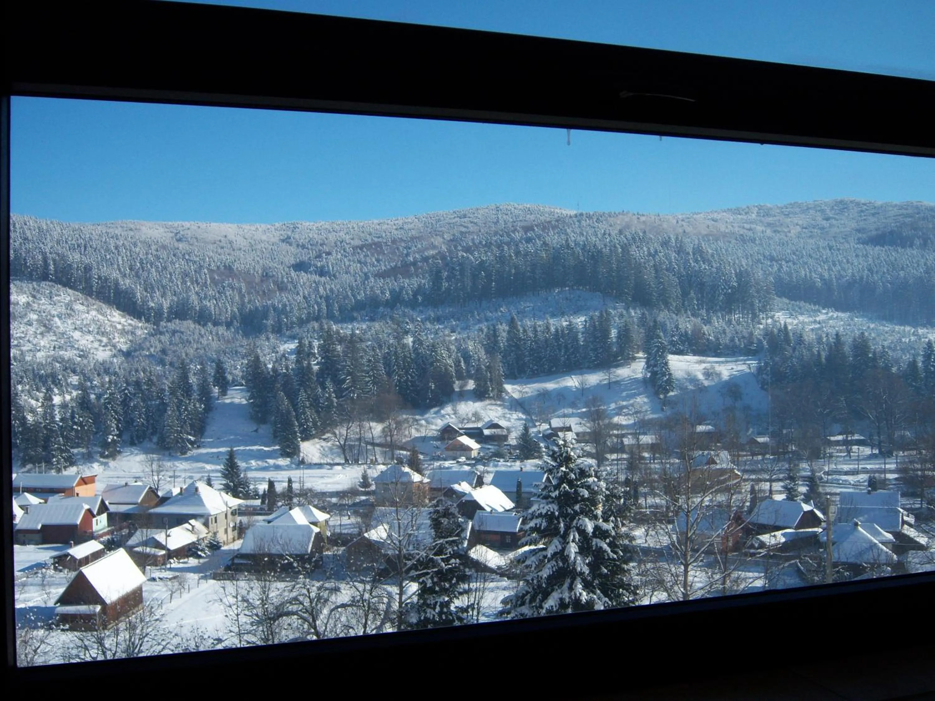 Bird's eye view in Pension Perla Bucovinei