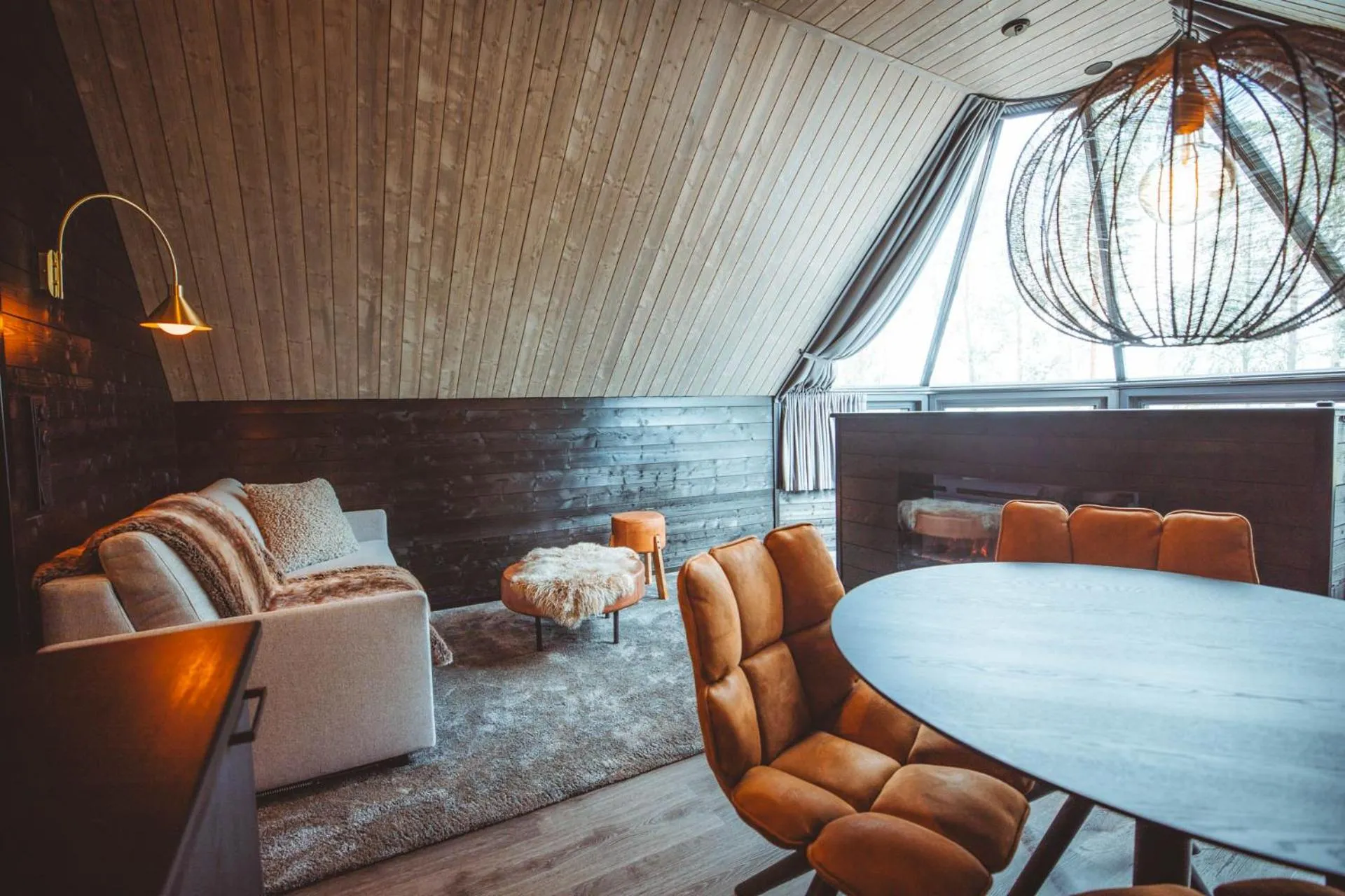 Living room in Apukka Resort