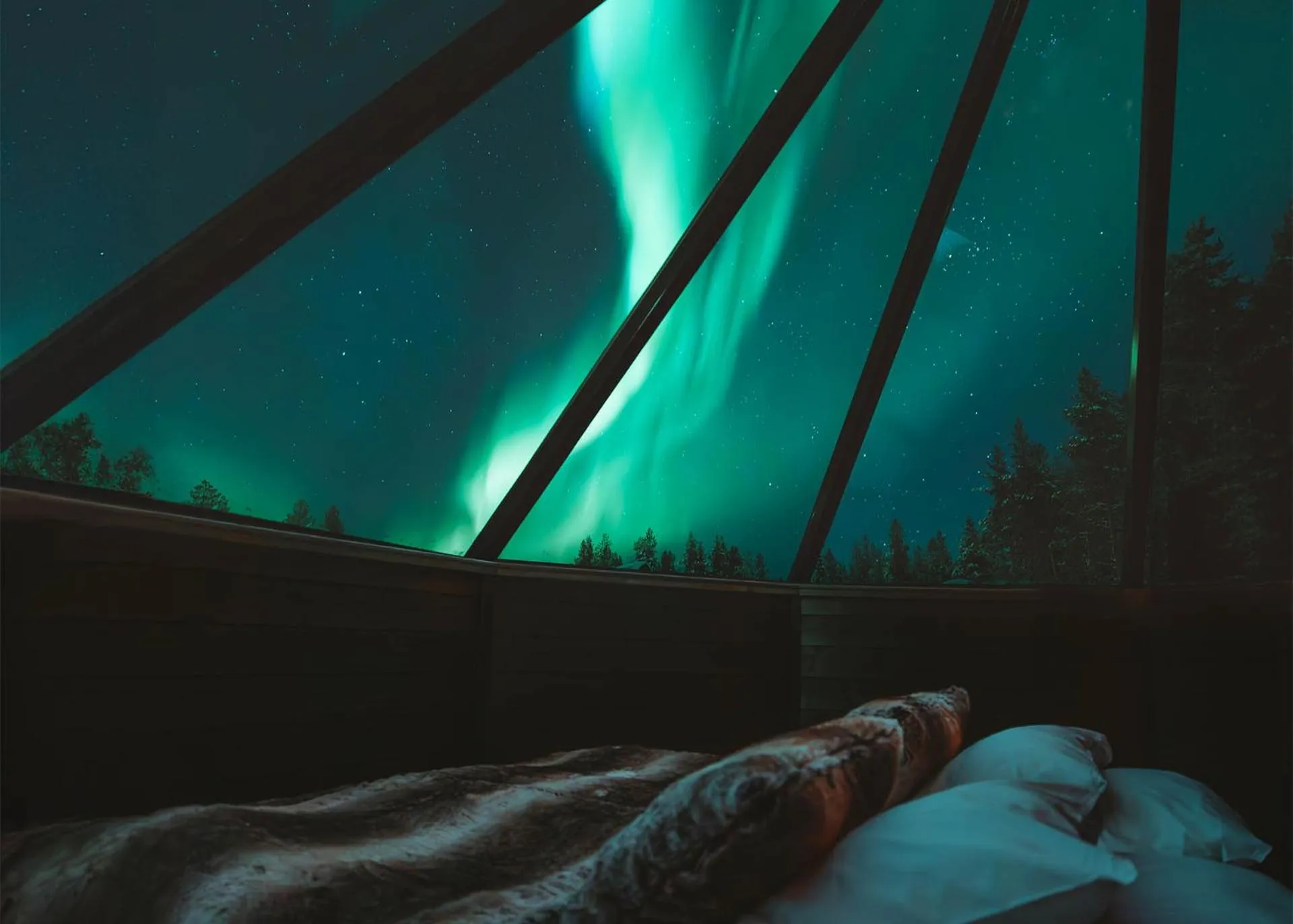 Bed in Apukka Resort