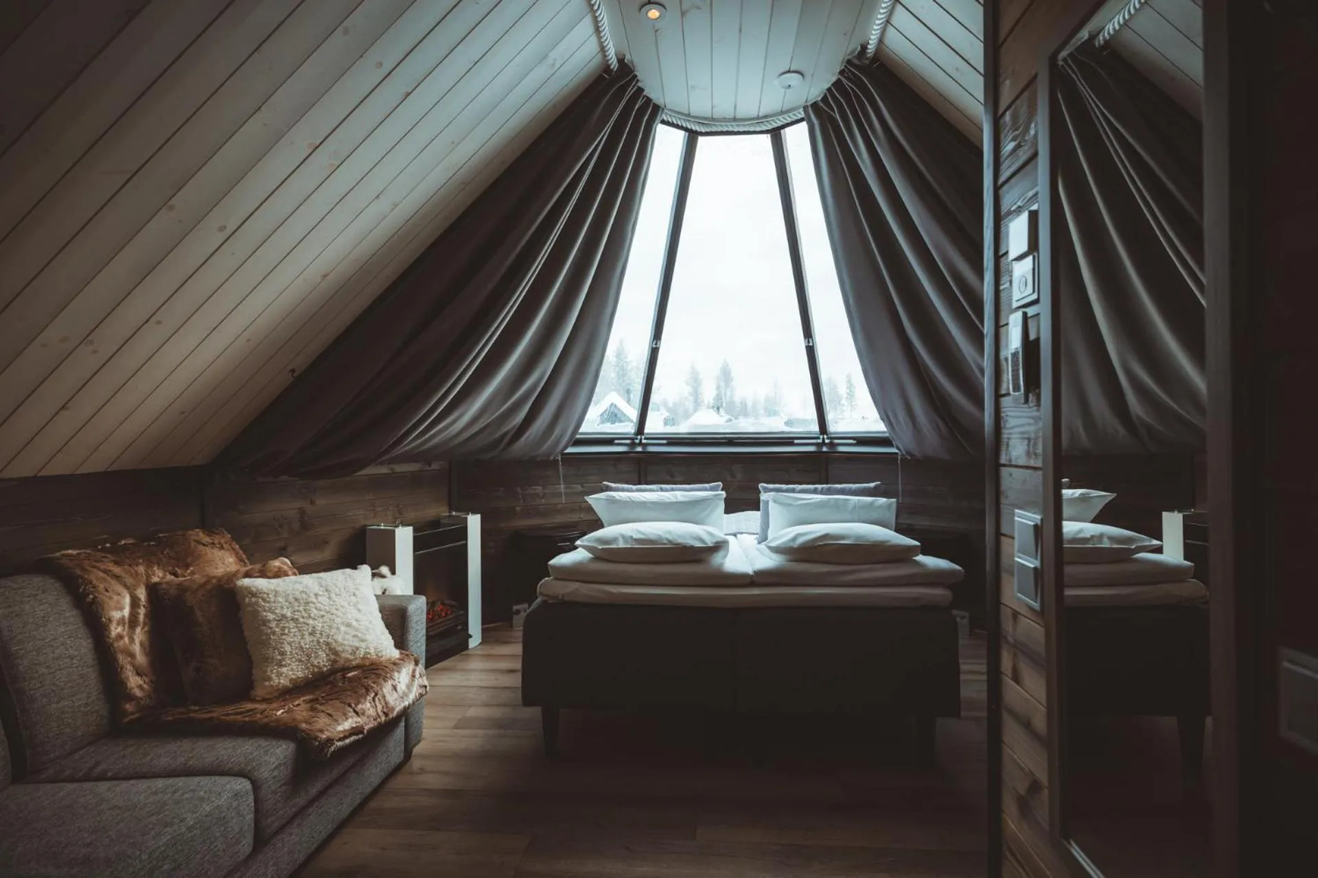 Bed in Apukka Resort