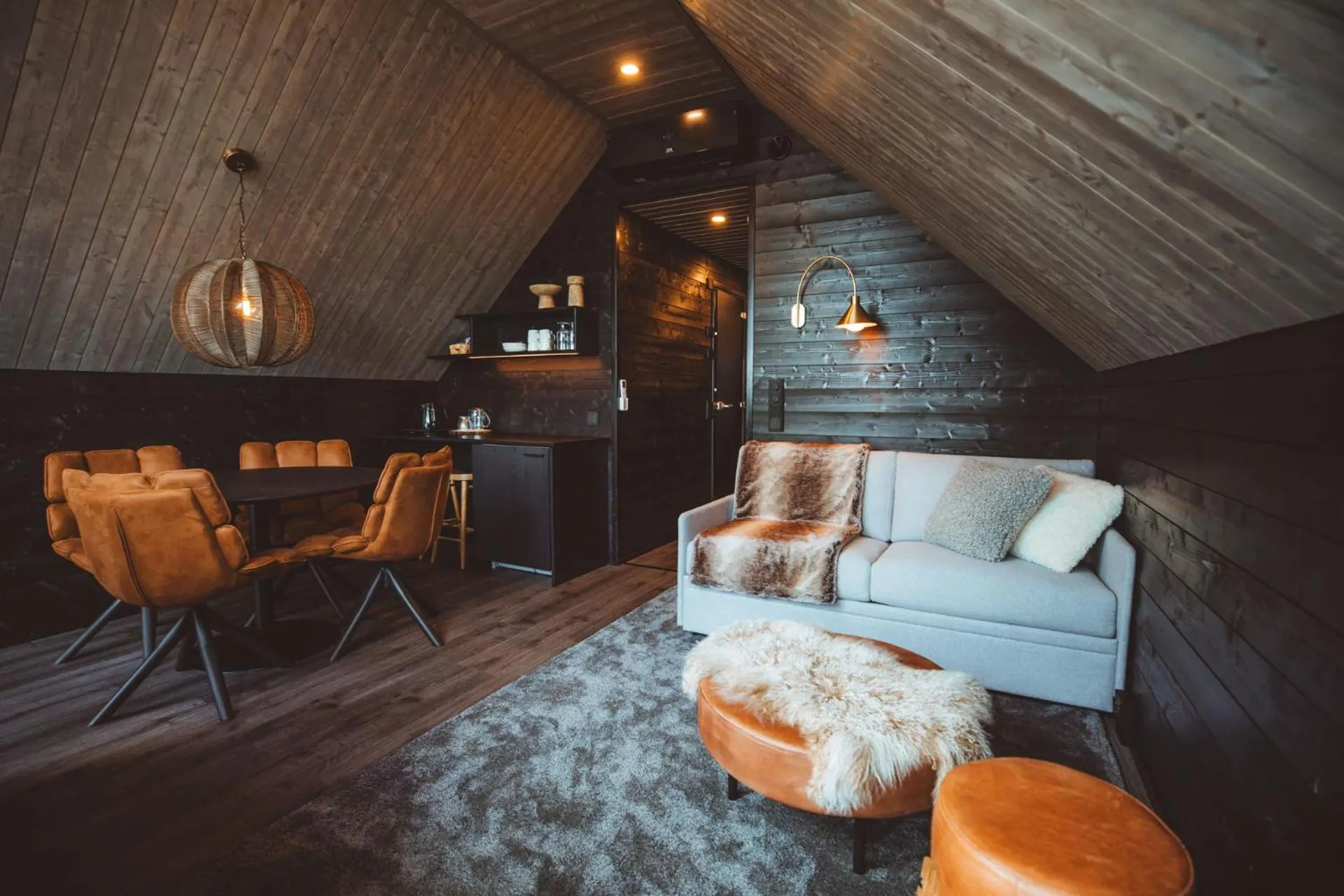 Living room in Apukka Resort