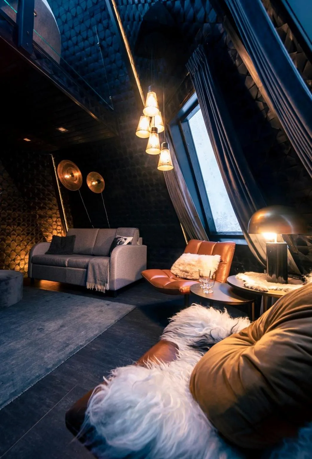 Seating area in Apukka Resort