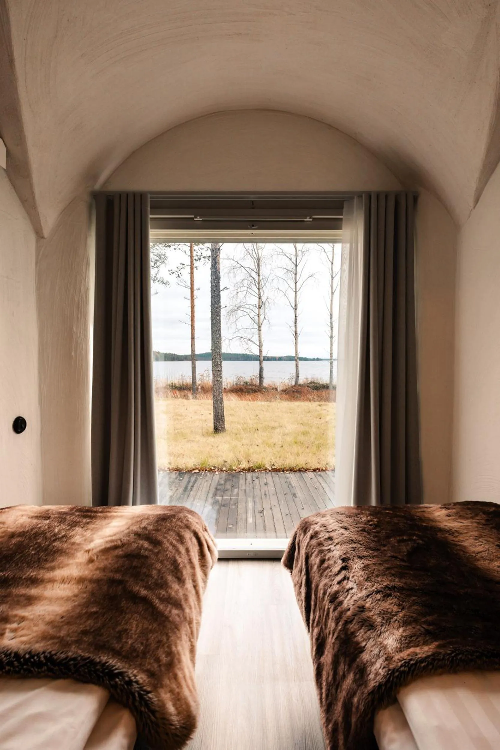 Bed in Apukka Resort