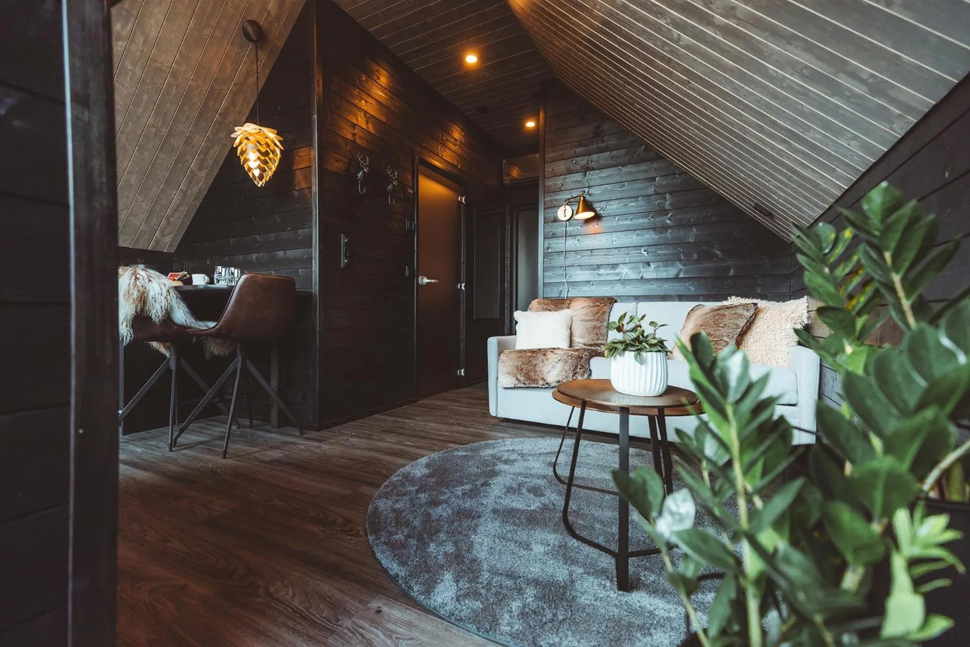 Living room in Apukka Resort