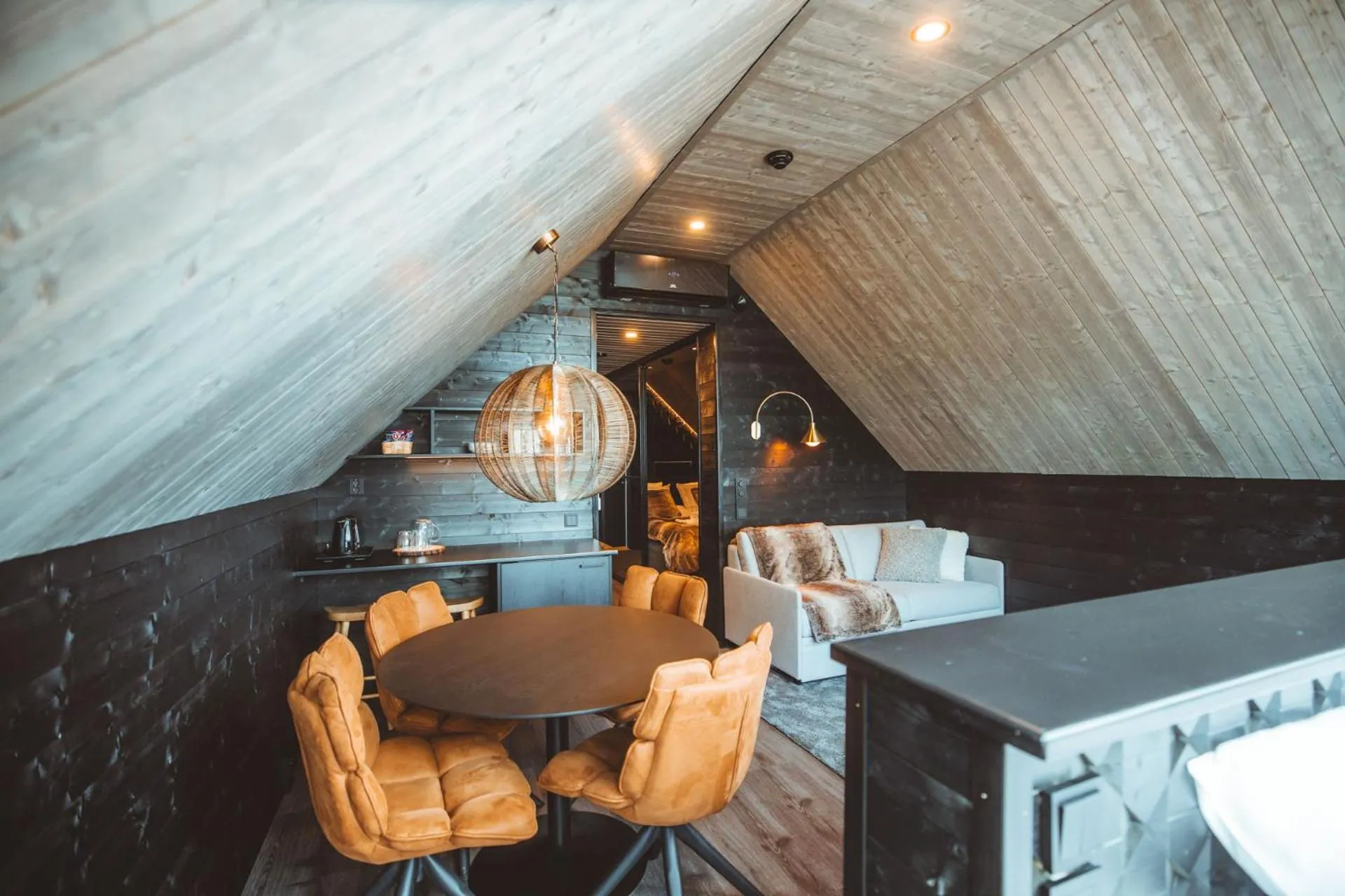 Living room in Apukka Resort