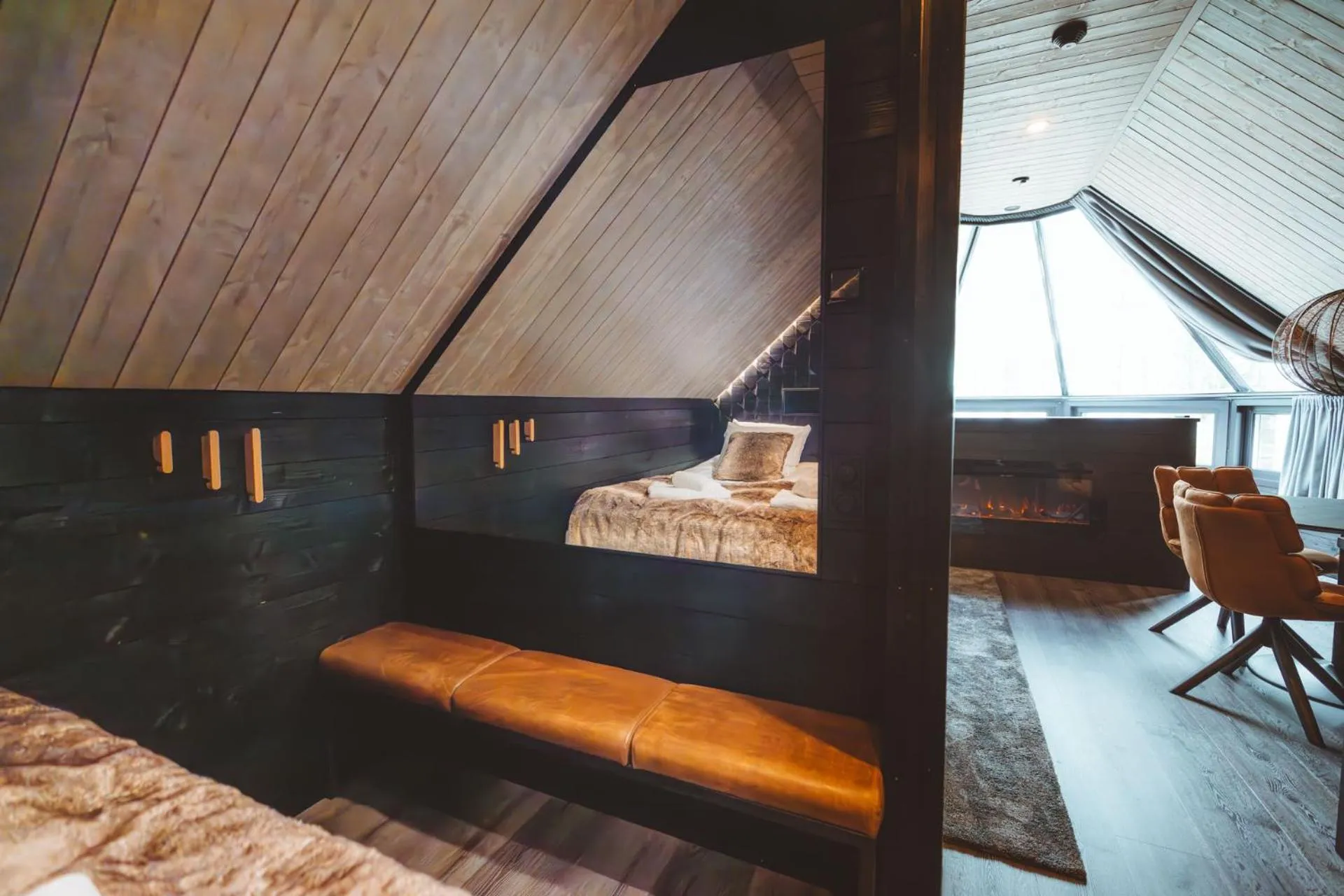 Bed in Apukka Resort