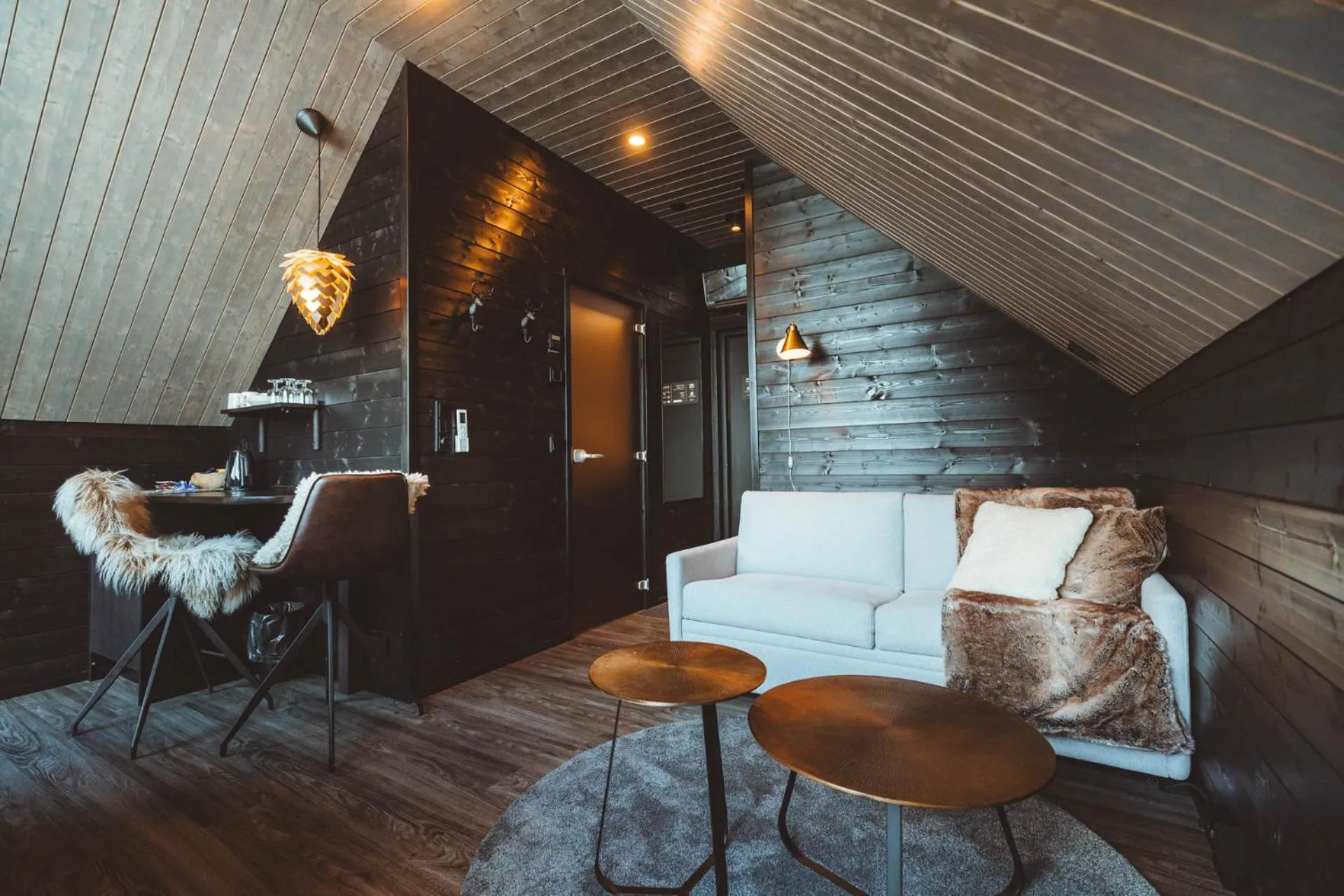 Seating area in Apukka Resort