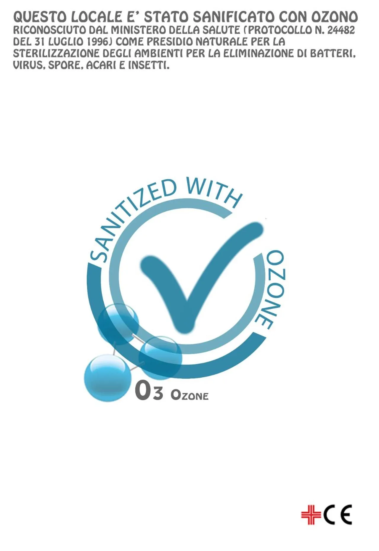 Certificate/Award in Casalgrande Hotel