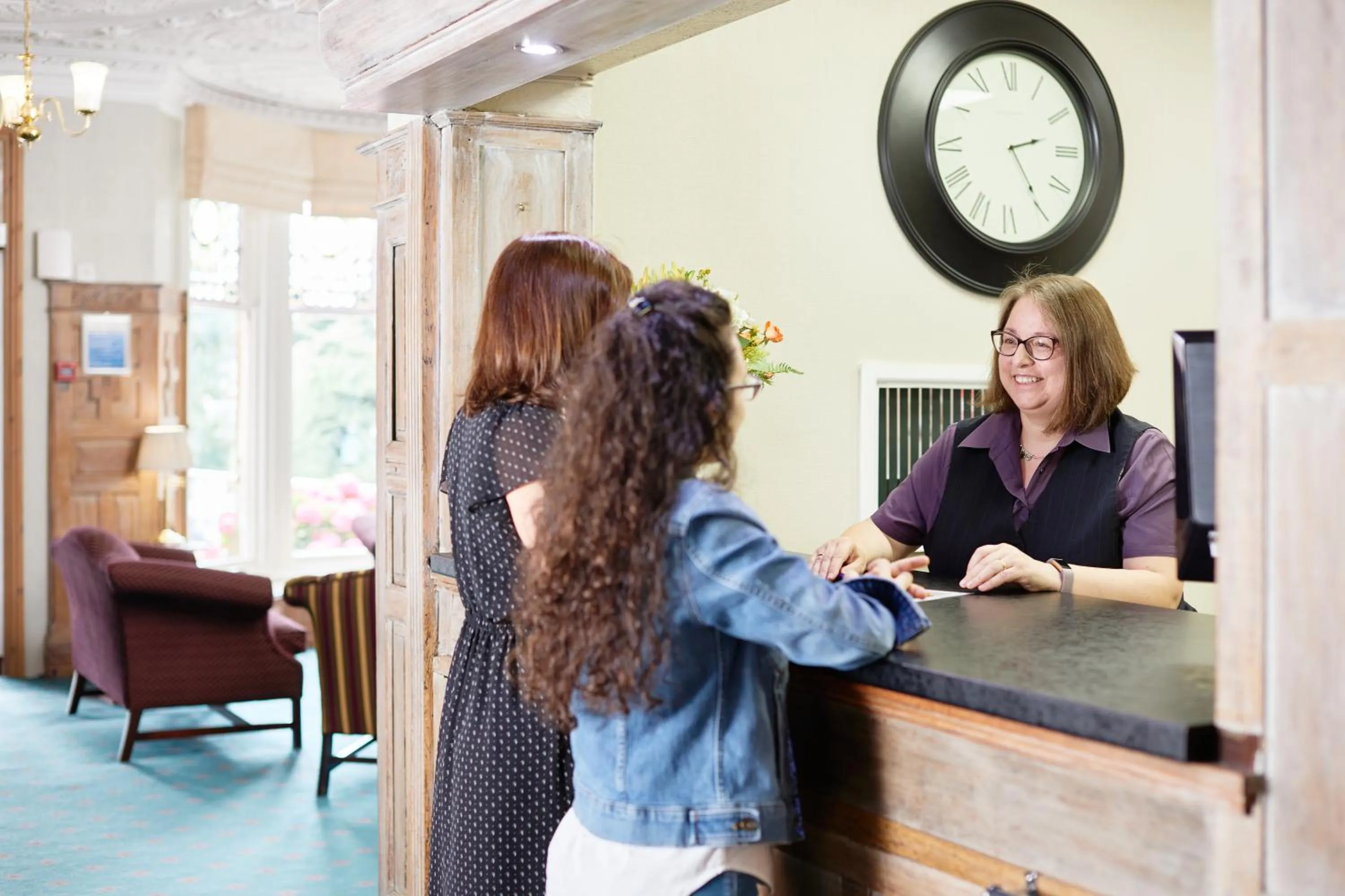 Staff in Alma Lodge Hotel
