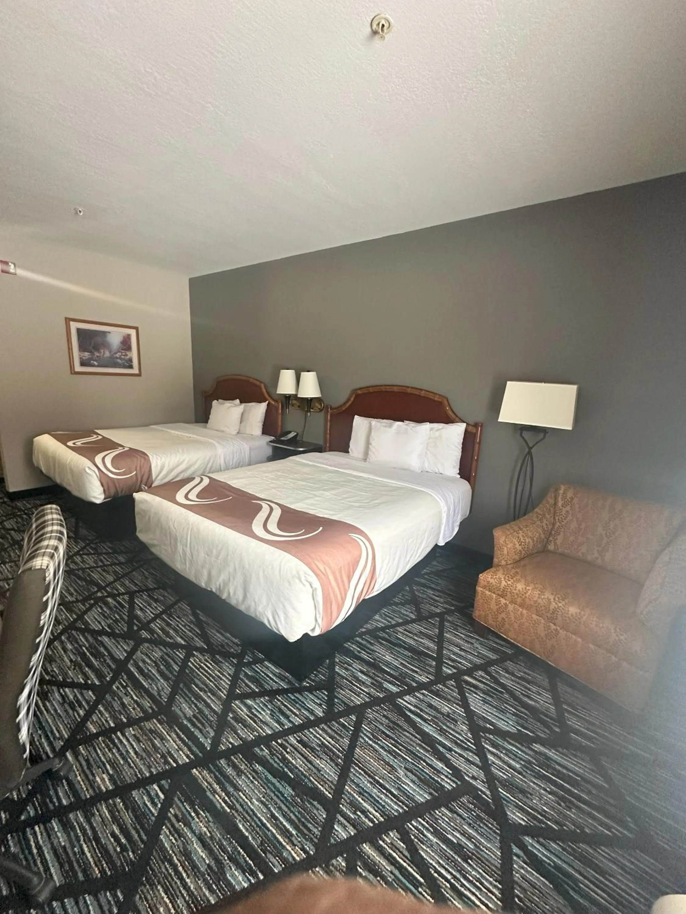 Bed in Hometown Inn Indian River