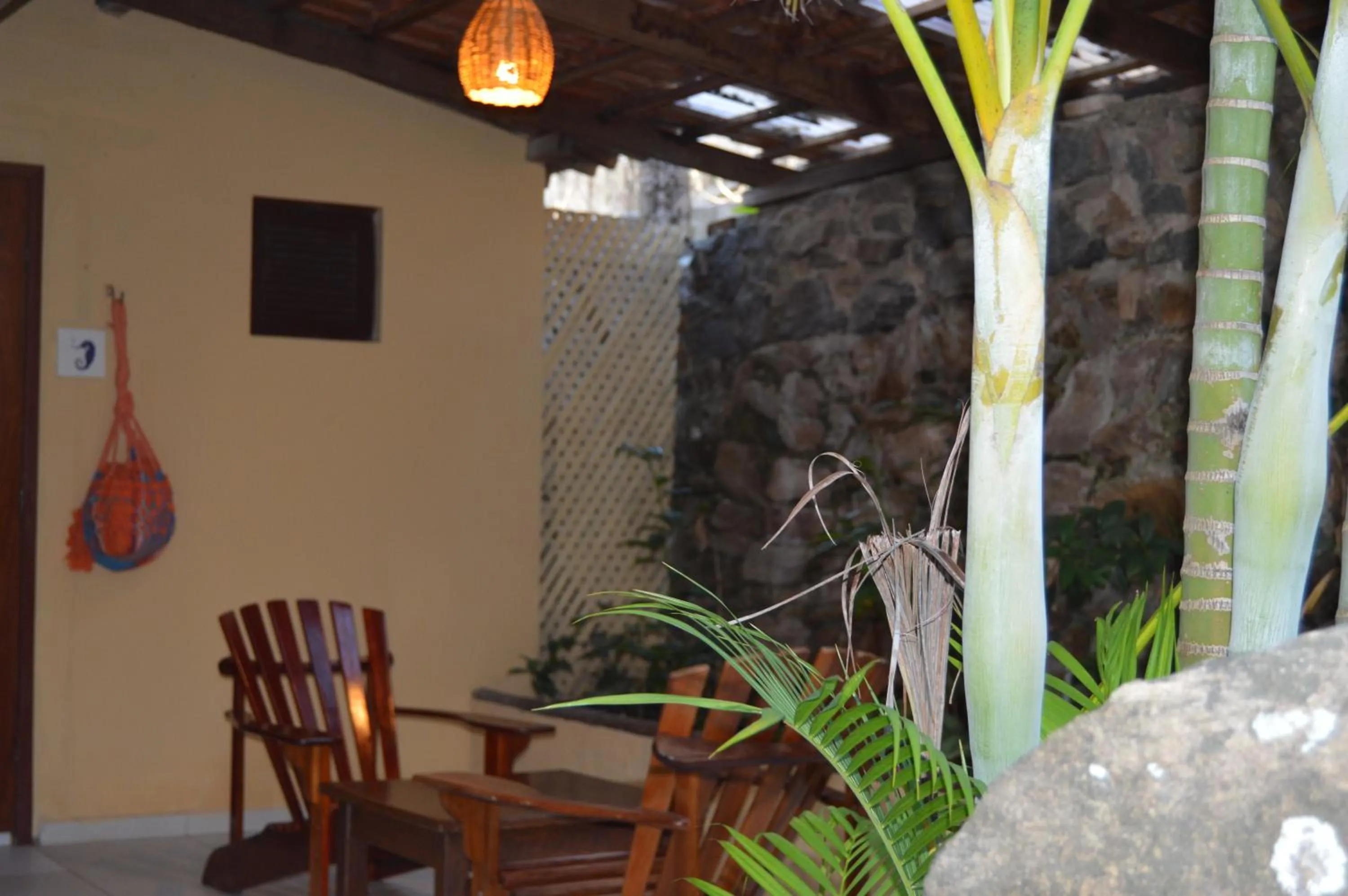 Balcony/Terrace in Pousada Cavalo Marinho