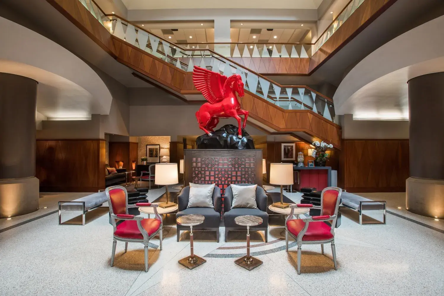 Lobby or reception in Magnolia Hotel Downtown Dallas Lobby or reception in Magnolia Hotel Downtown Dallas