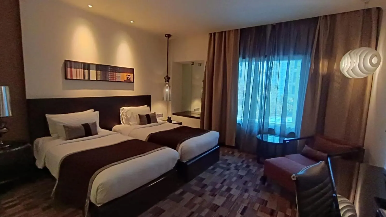 Bedroom, Bed in Pride Premier Pune