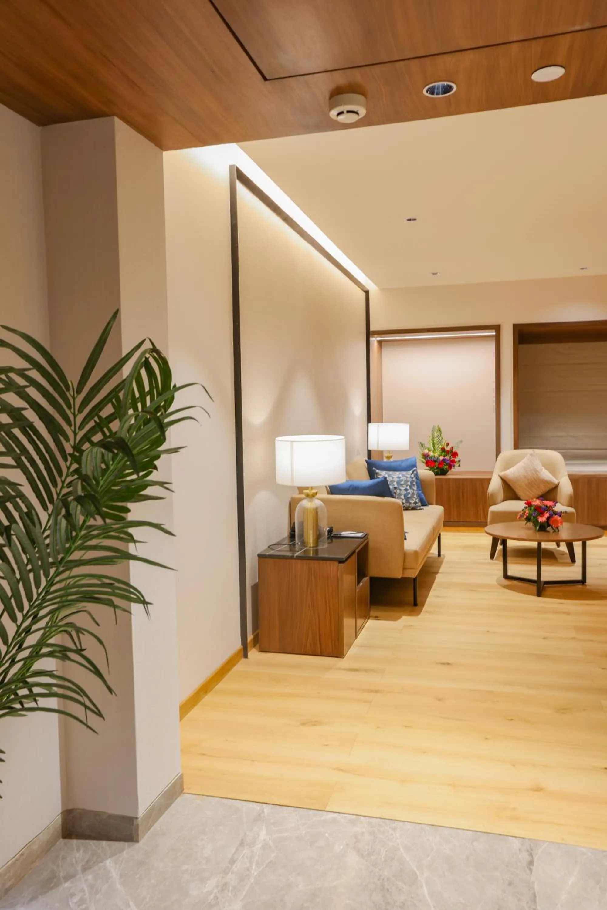 Living room, Bed in Pride Premier Pune