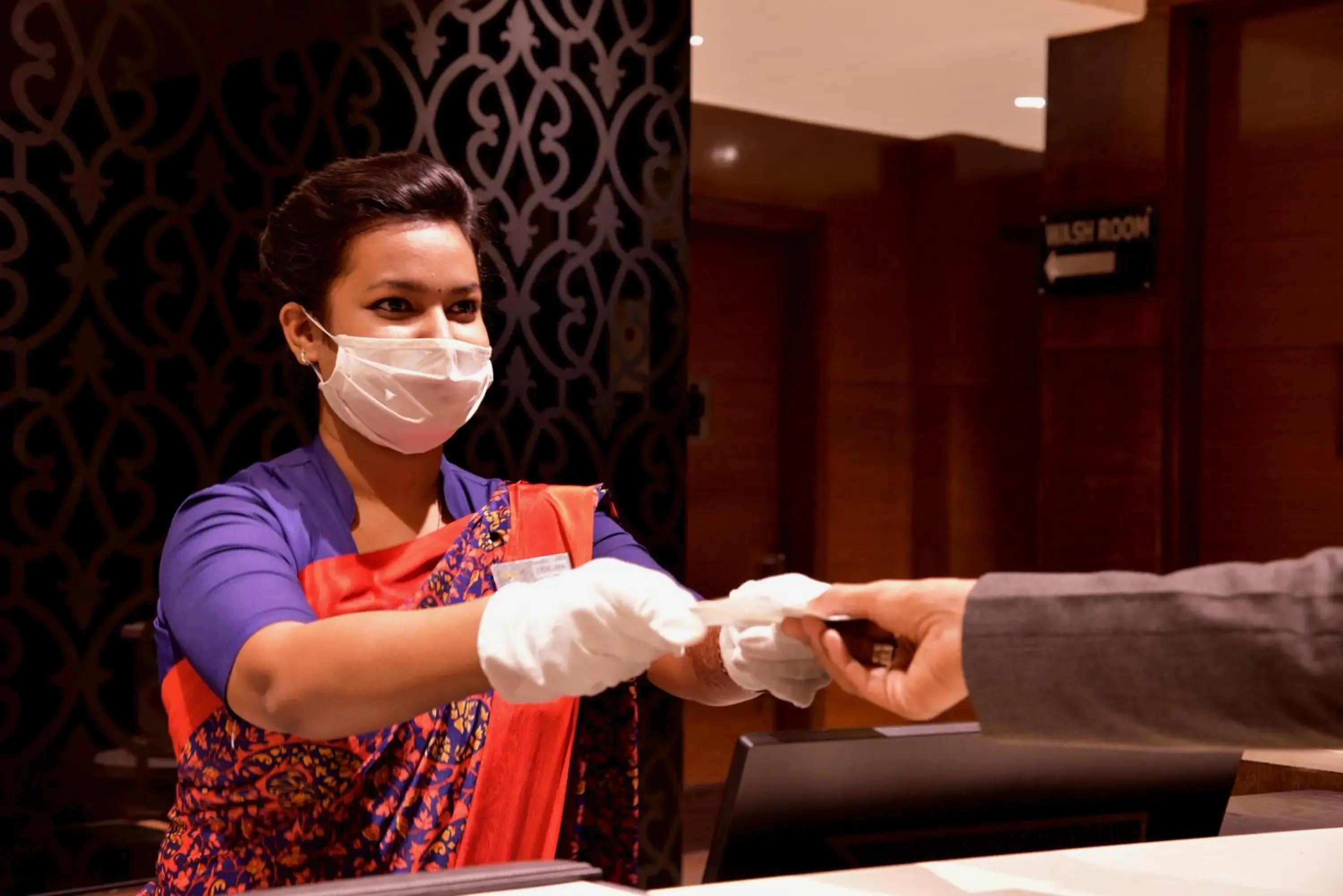 Lobby or reception in Pride Premier Bengaluru Lobby or reception in Pride Premier Bengaluru