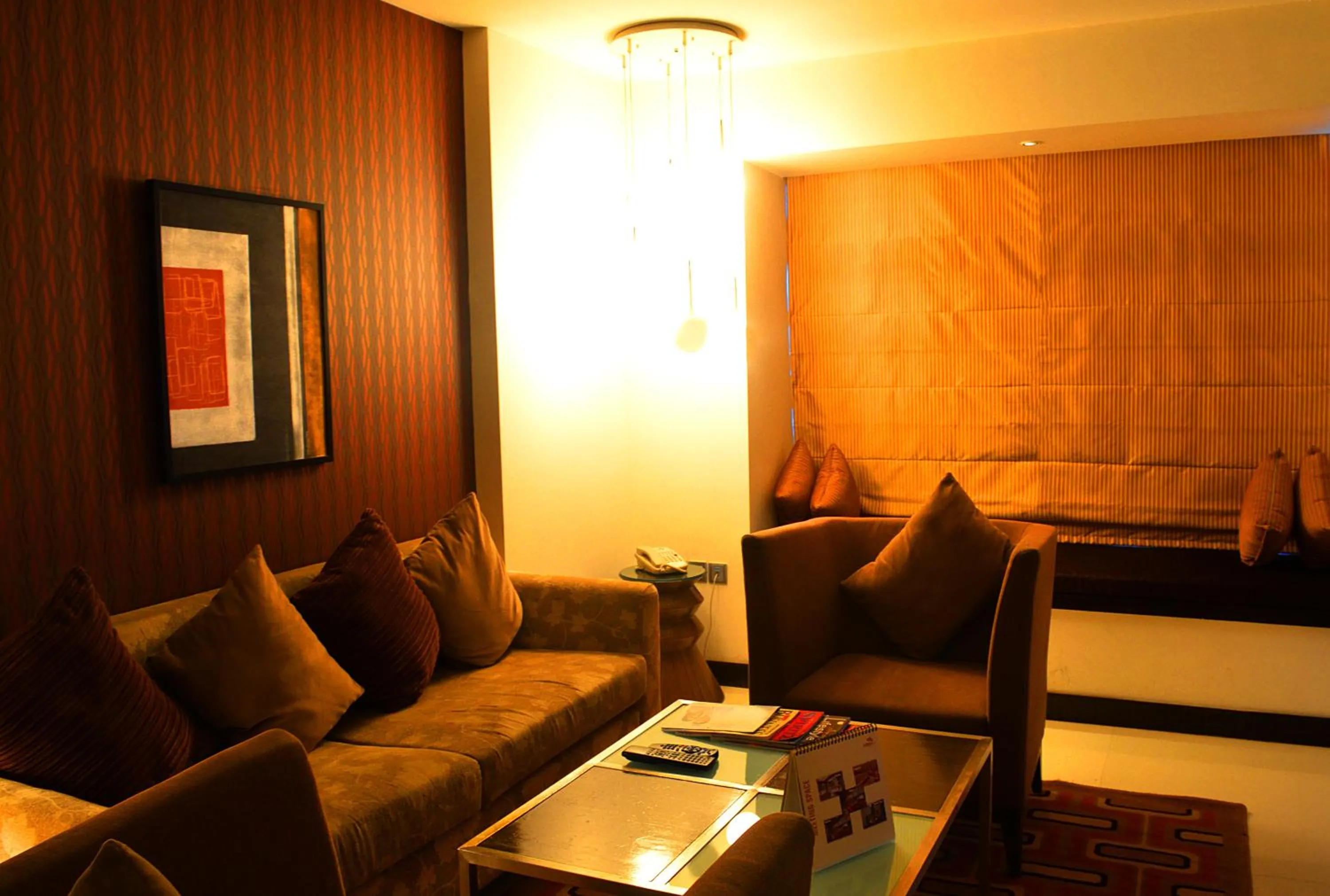 Living room in Pride Premier Bengaluru