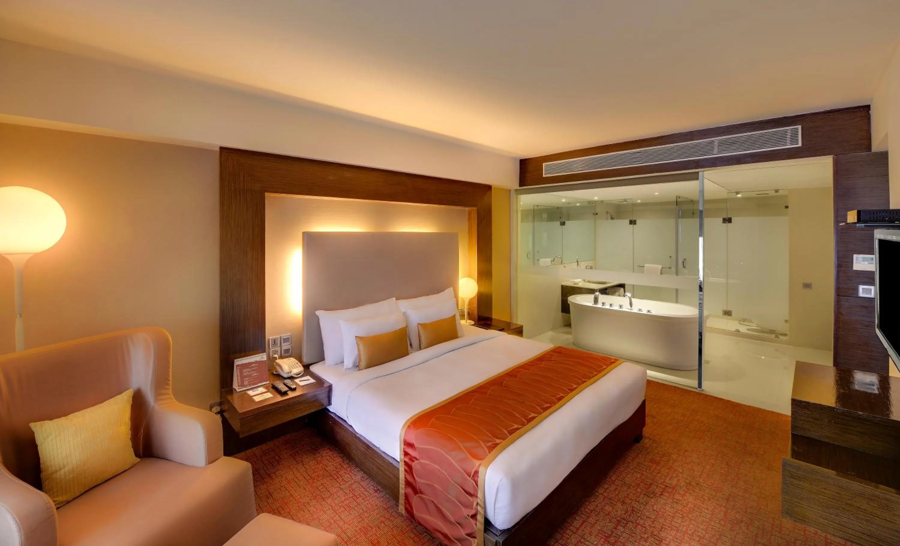Bedroom, Bed in Pride Premier Bengaluru