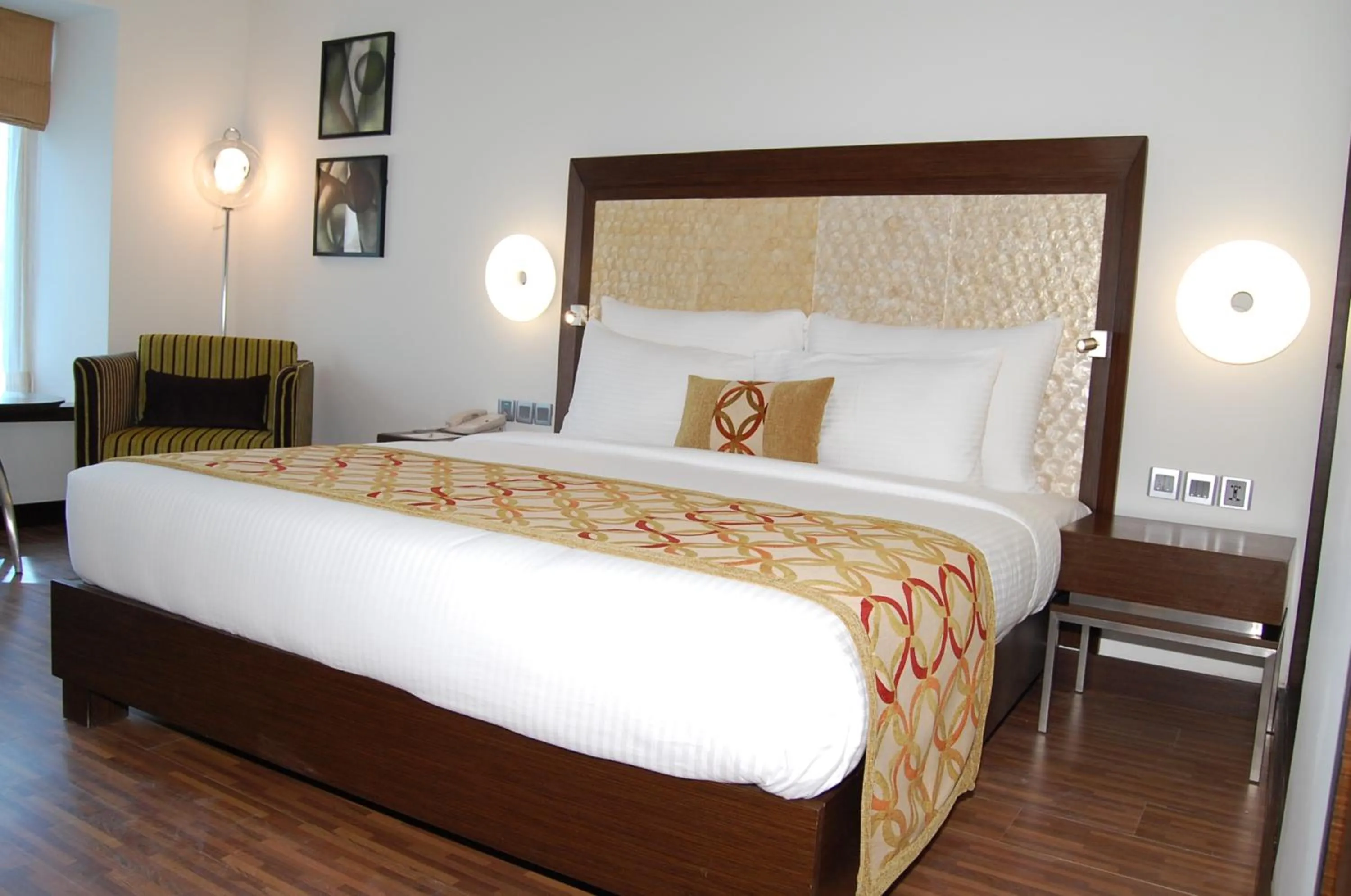Bedroom, Bed in Pride Premier Bengaluru