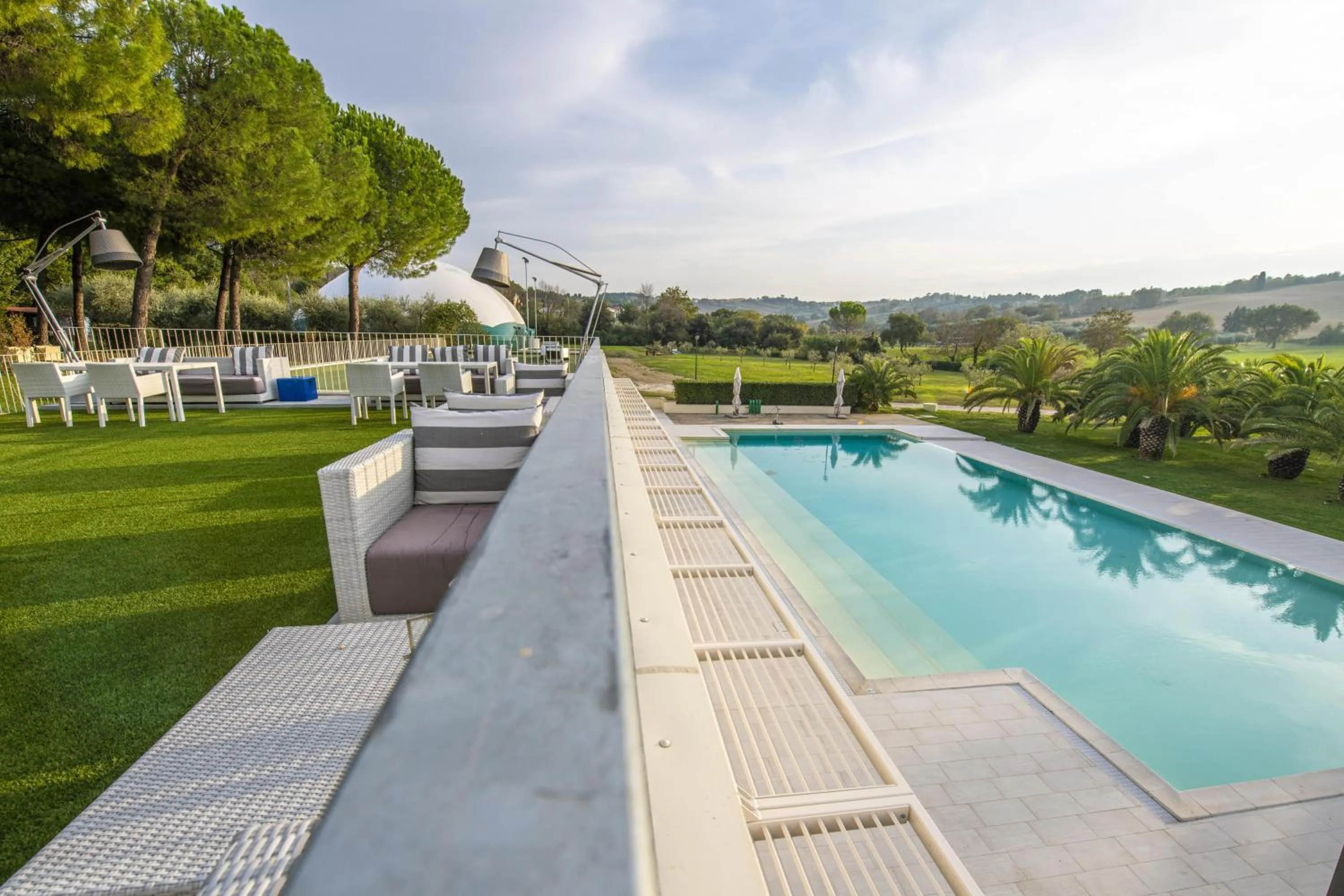 Swimming pool in Finis Africae Hotel