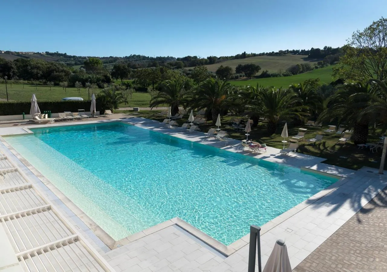 Pool view in Finis Africae Hotel