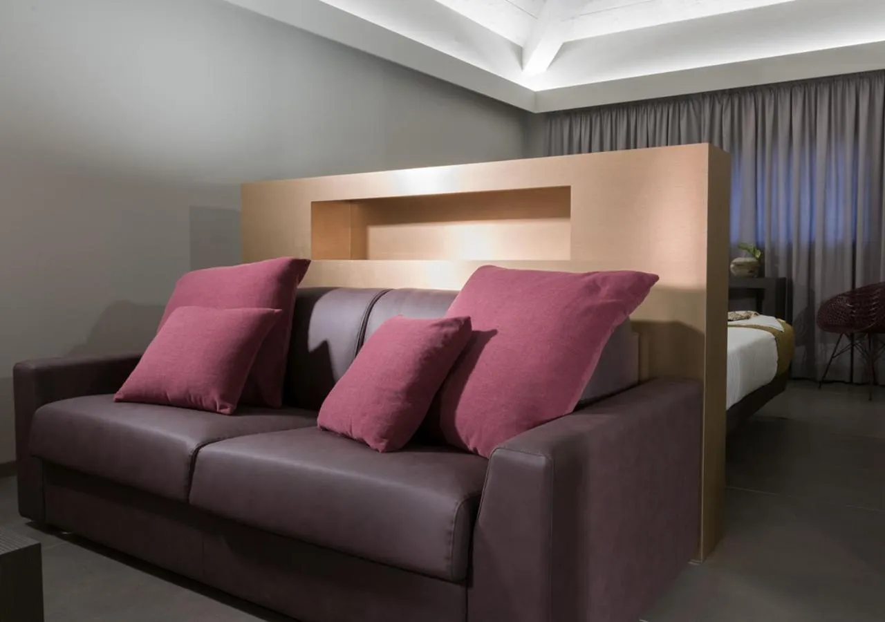 Bed in Finis Africae Hotel