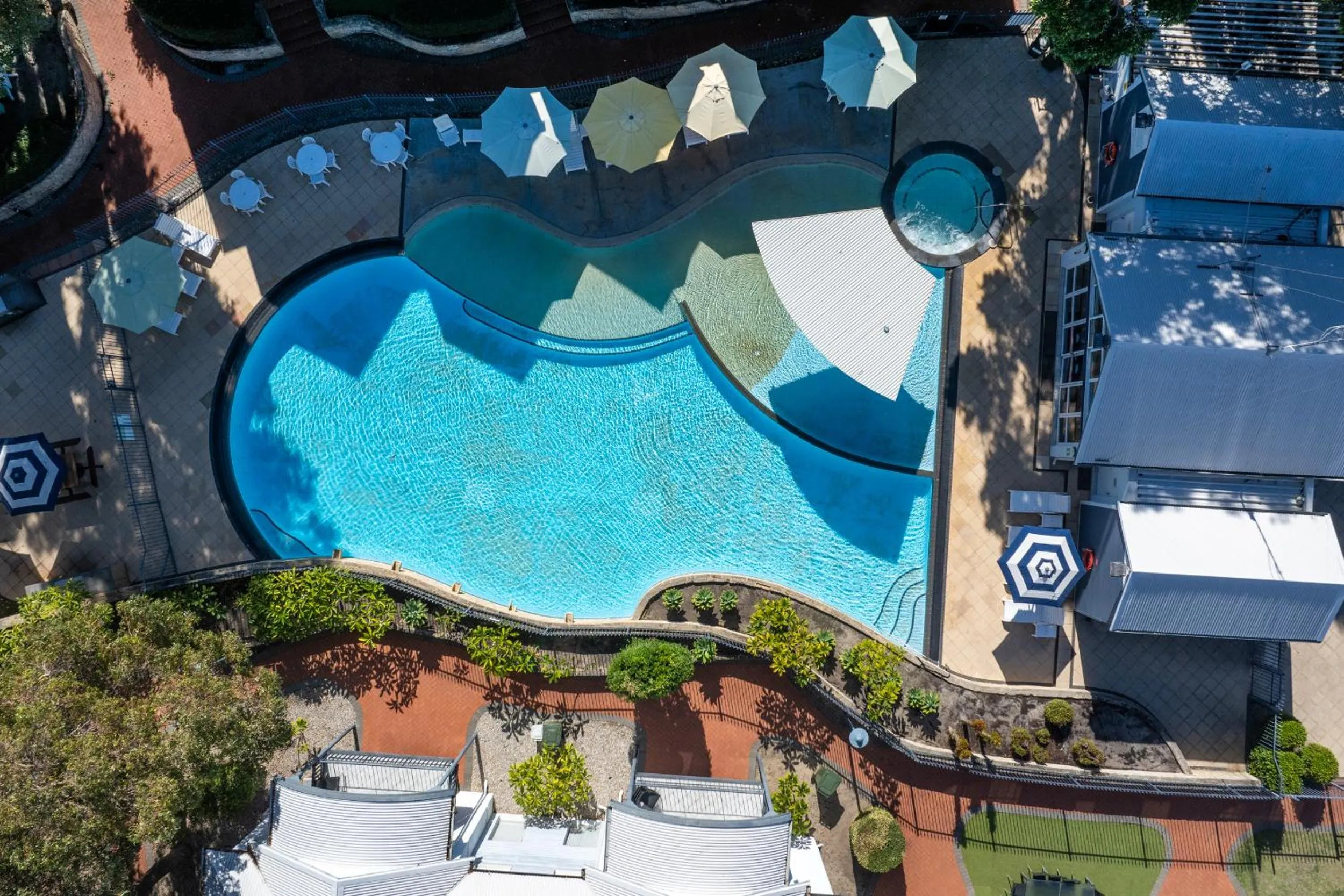 Bird's eye view in Mandurah Quay Resort