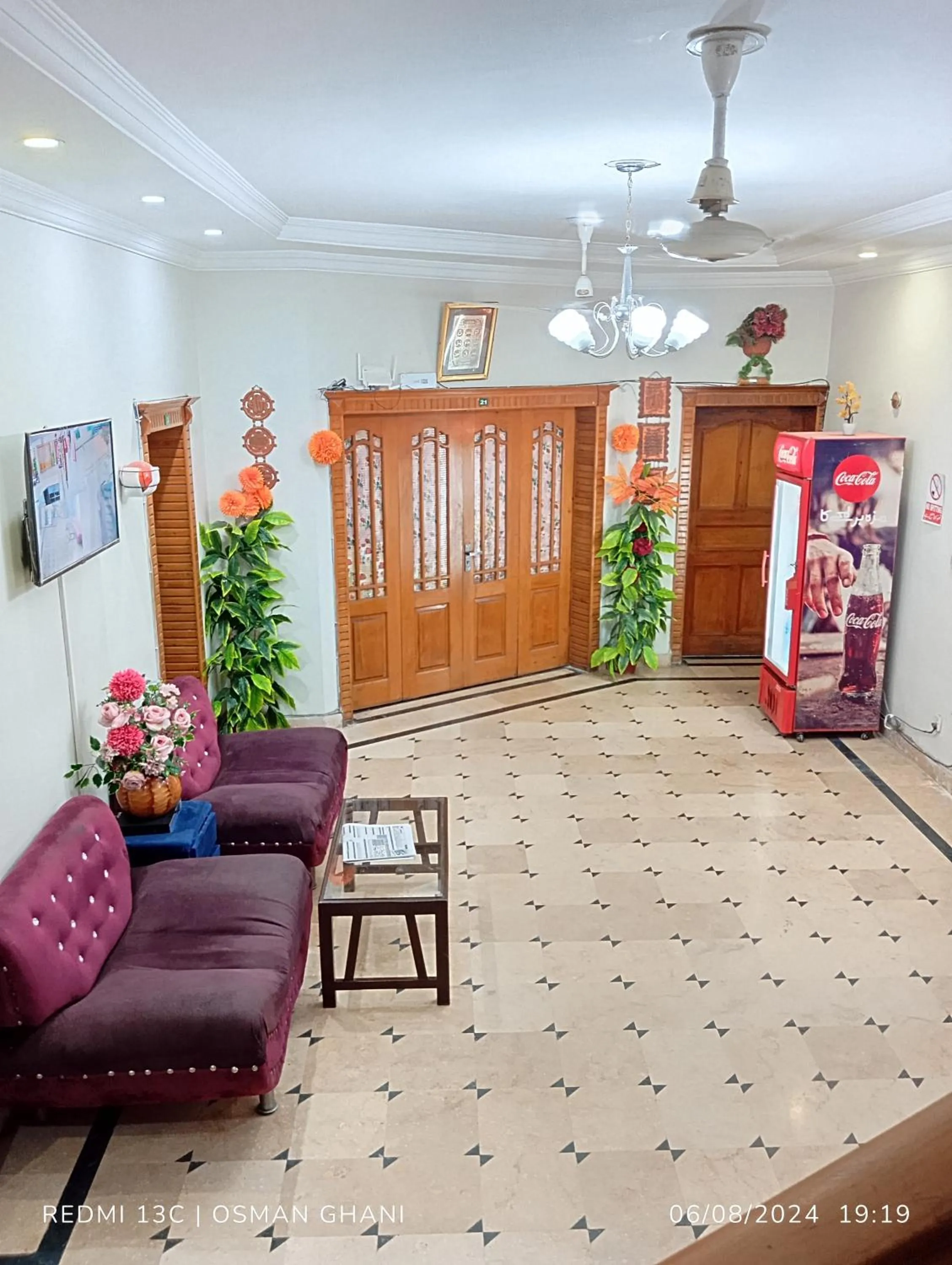 Seating area in Orion International Guest House