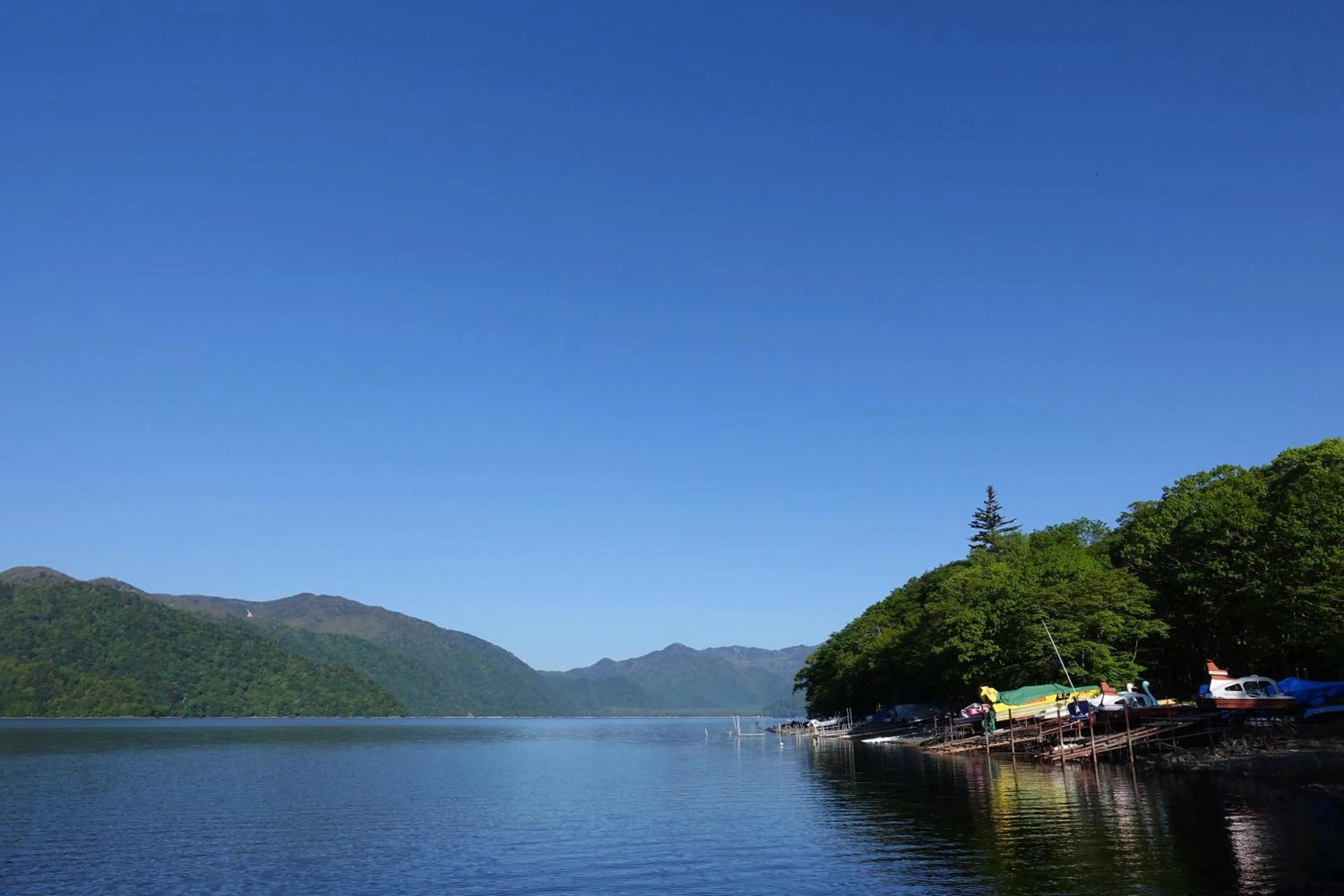Lake view in Hatago Nagomi