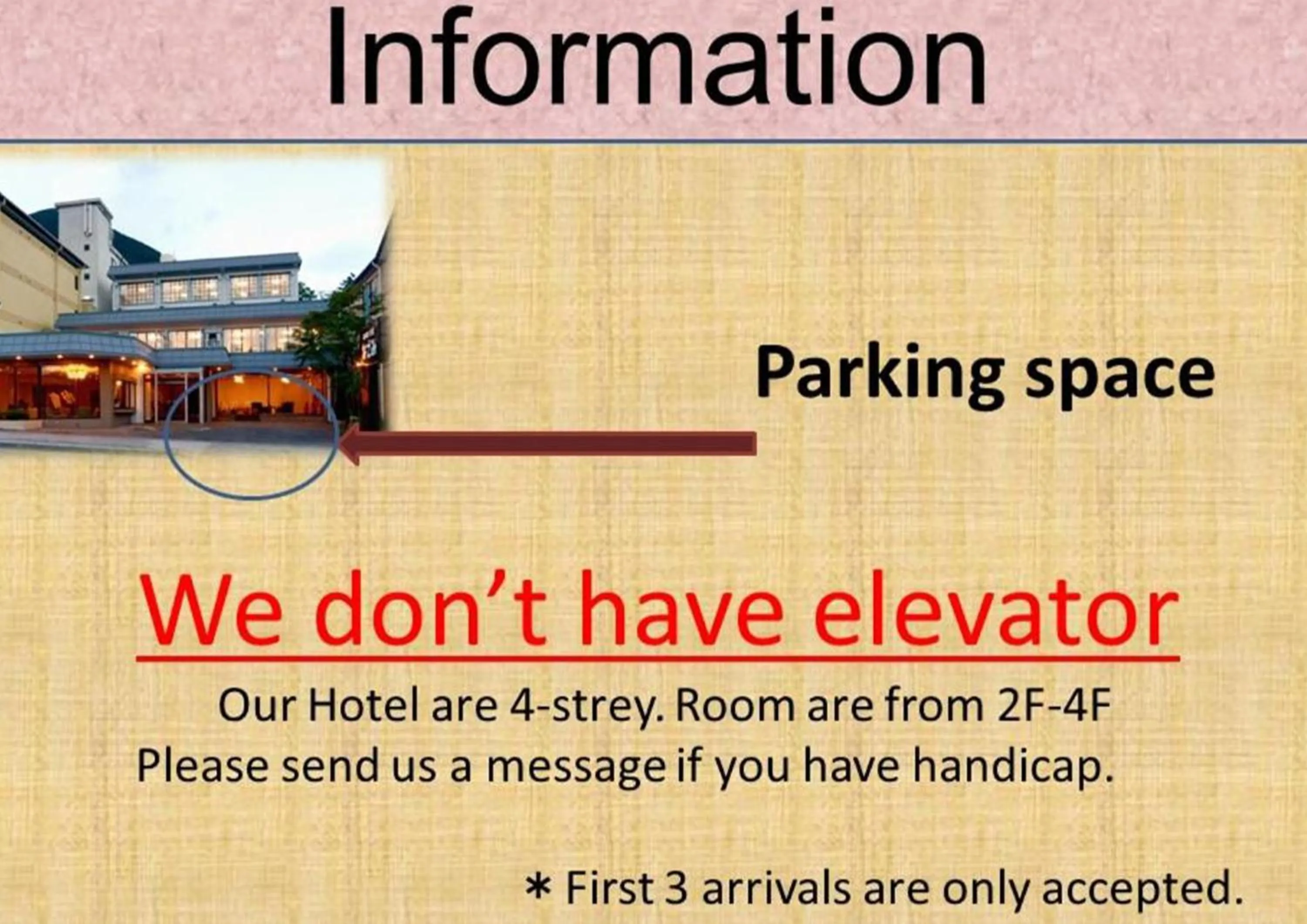 elevator in Hatago Nagomi