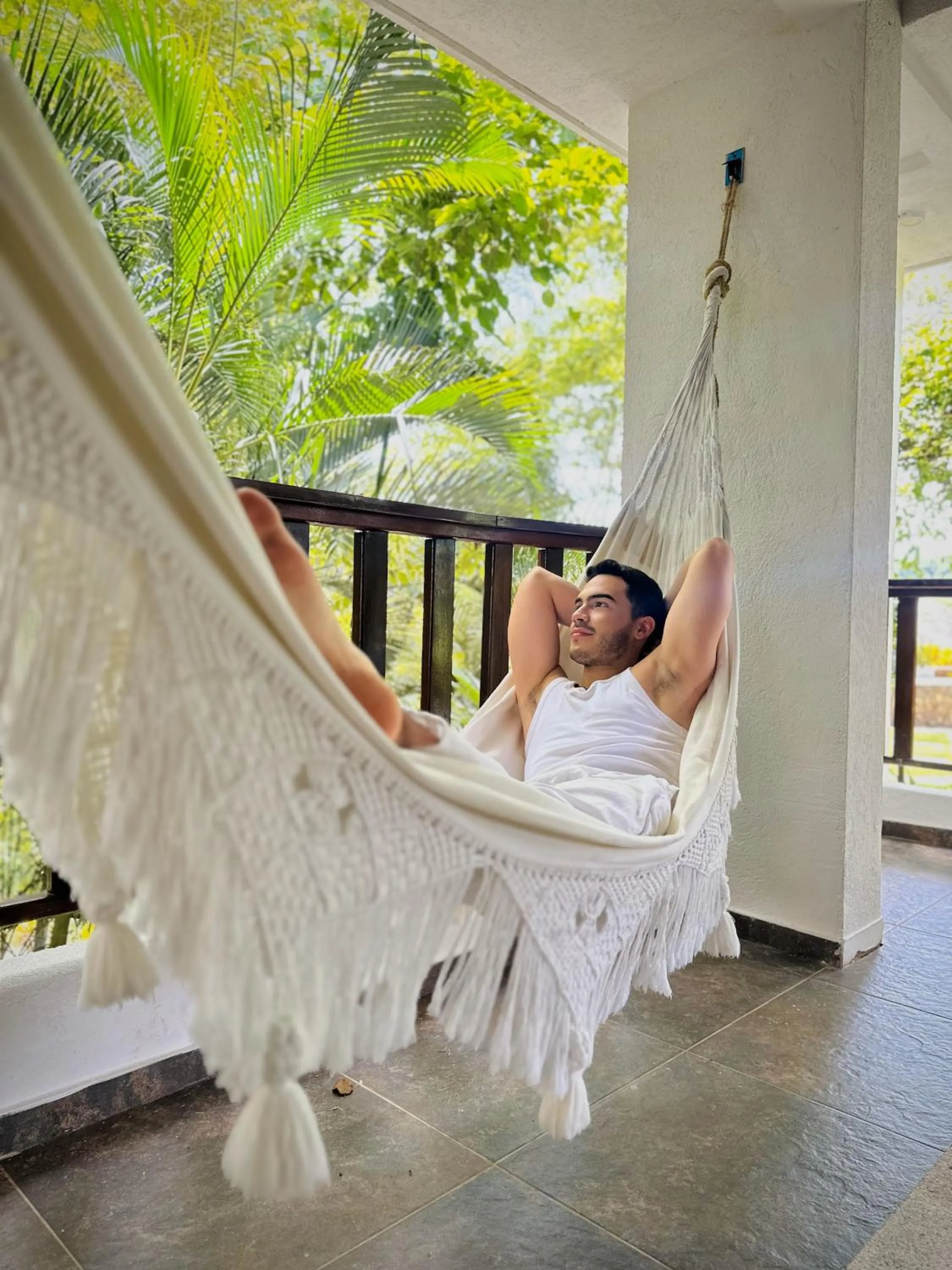Living room in Ecohotel Yachay Dentro del Parque Tayrona Inside Tayrona Park