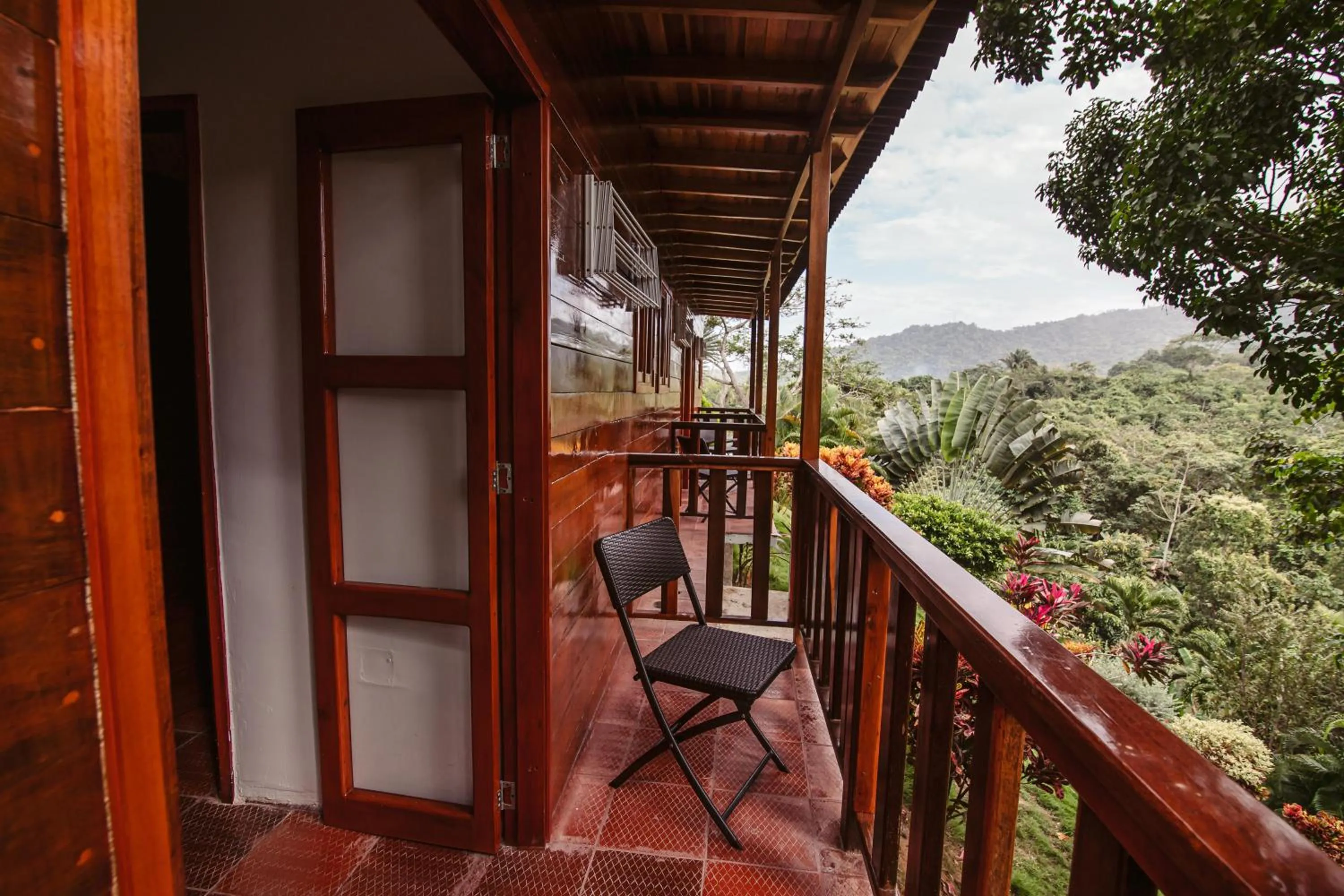 Balcony/Terrace in Ecohotel Yachay Dentro del Parque Tayrona Inside Tayrona Park