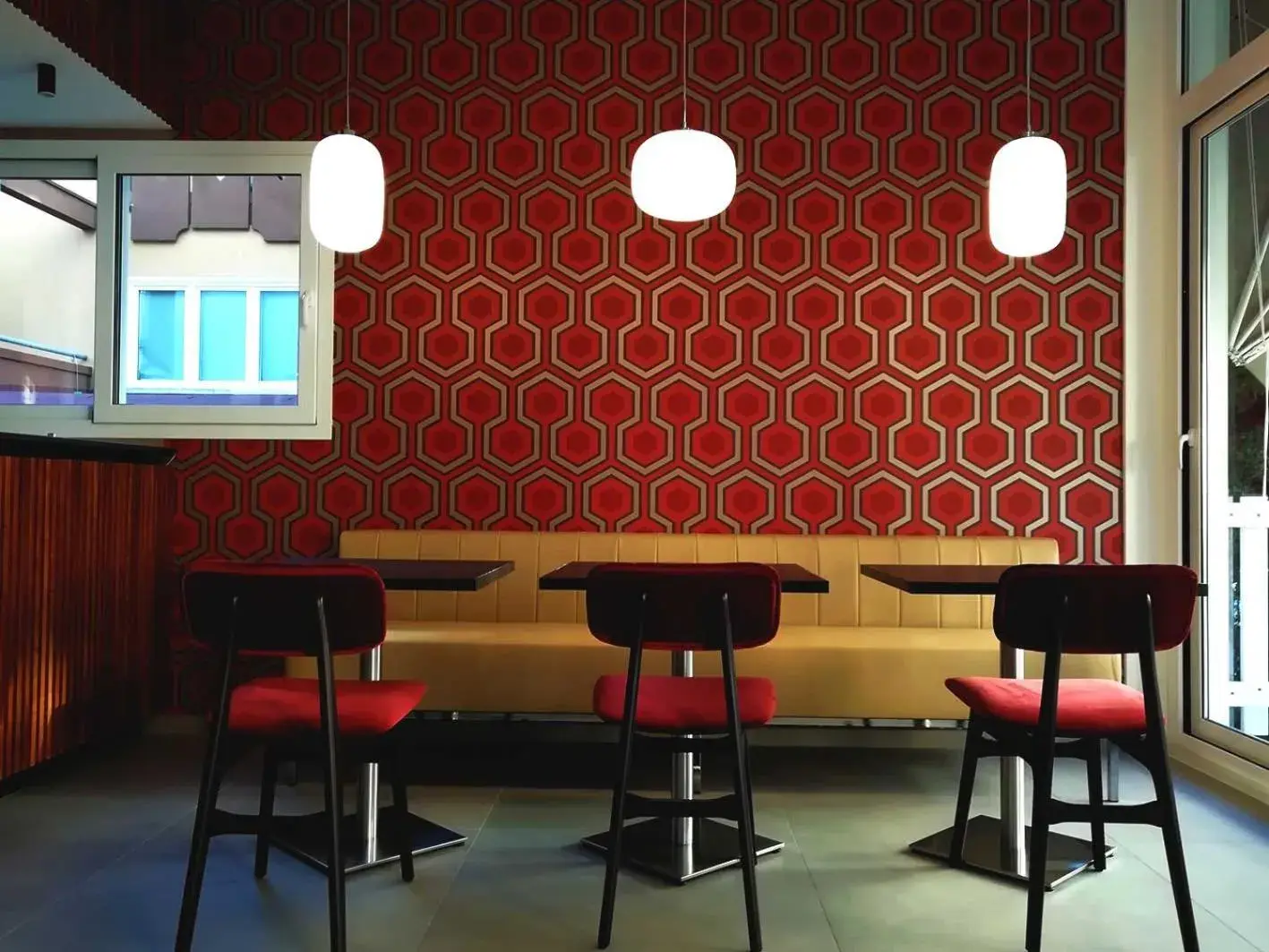 Lobby or reception in Hotel Bamby Lobby or reception in Hotel Bamby