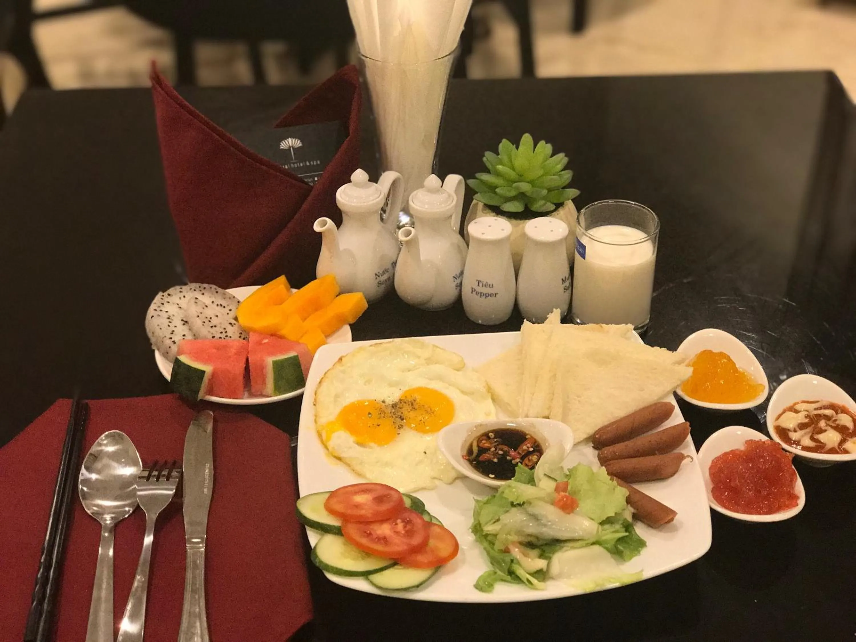 Breakfast in Central Hotel & Spa Danang