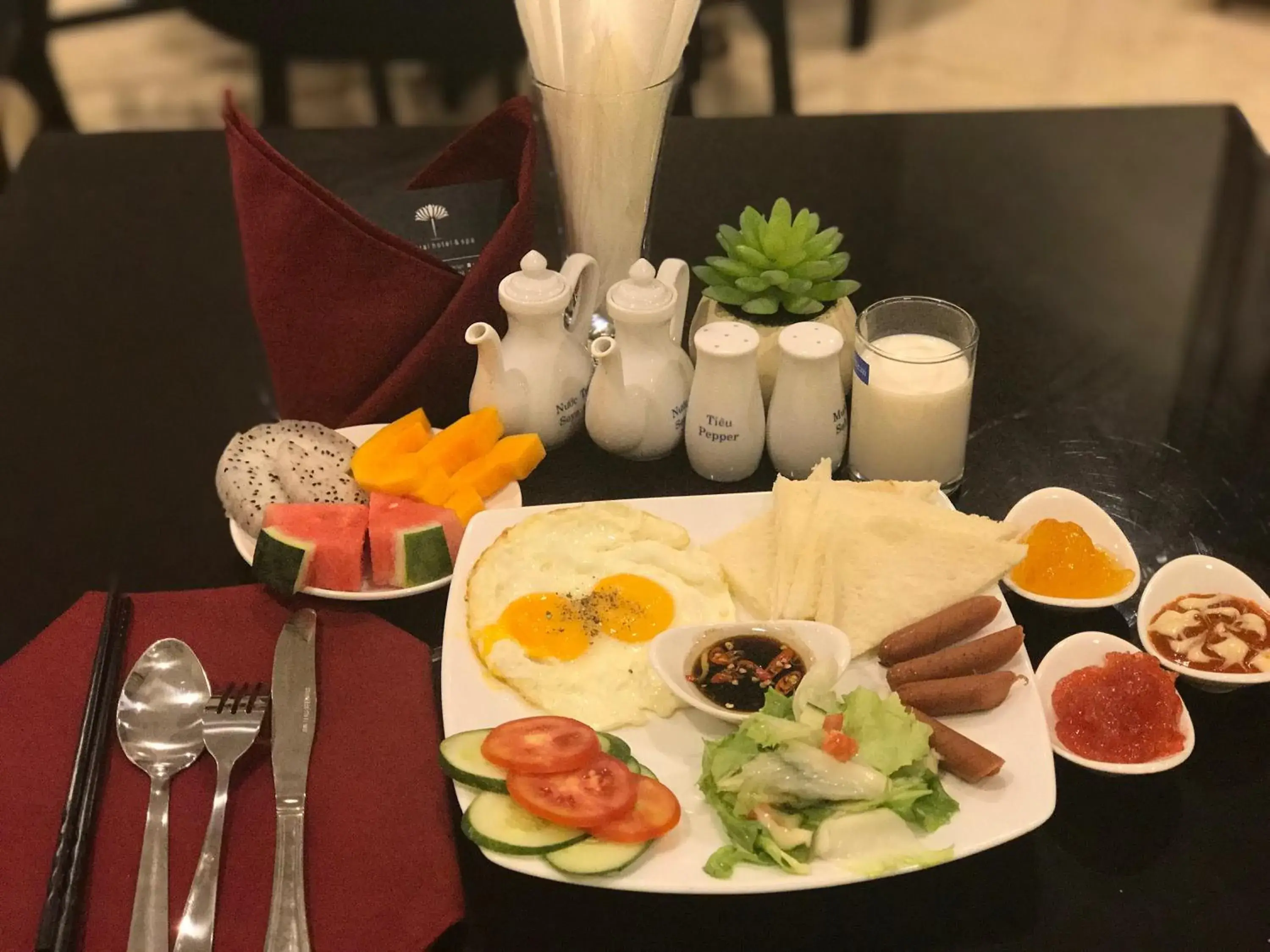 Breakfast in Central Hotel & Spa Danang Breakfast in Central Hotel & Spa Danang