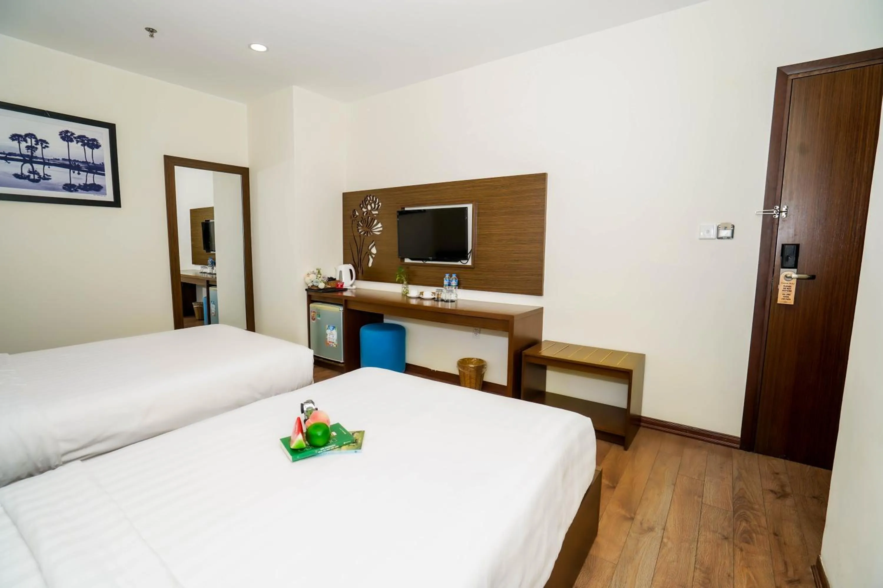 Bed in Central Hotel & Spa Danang
