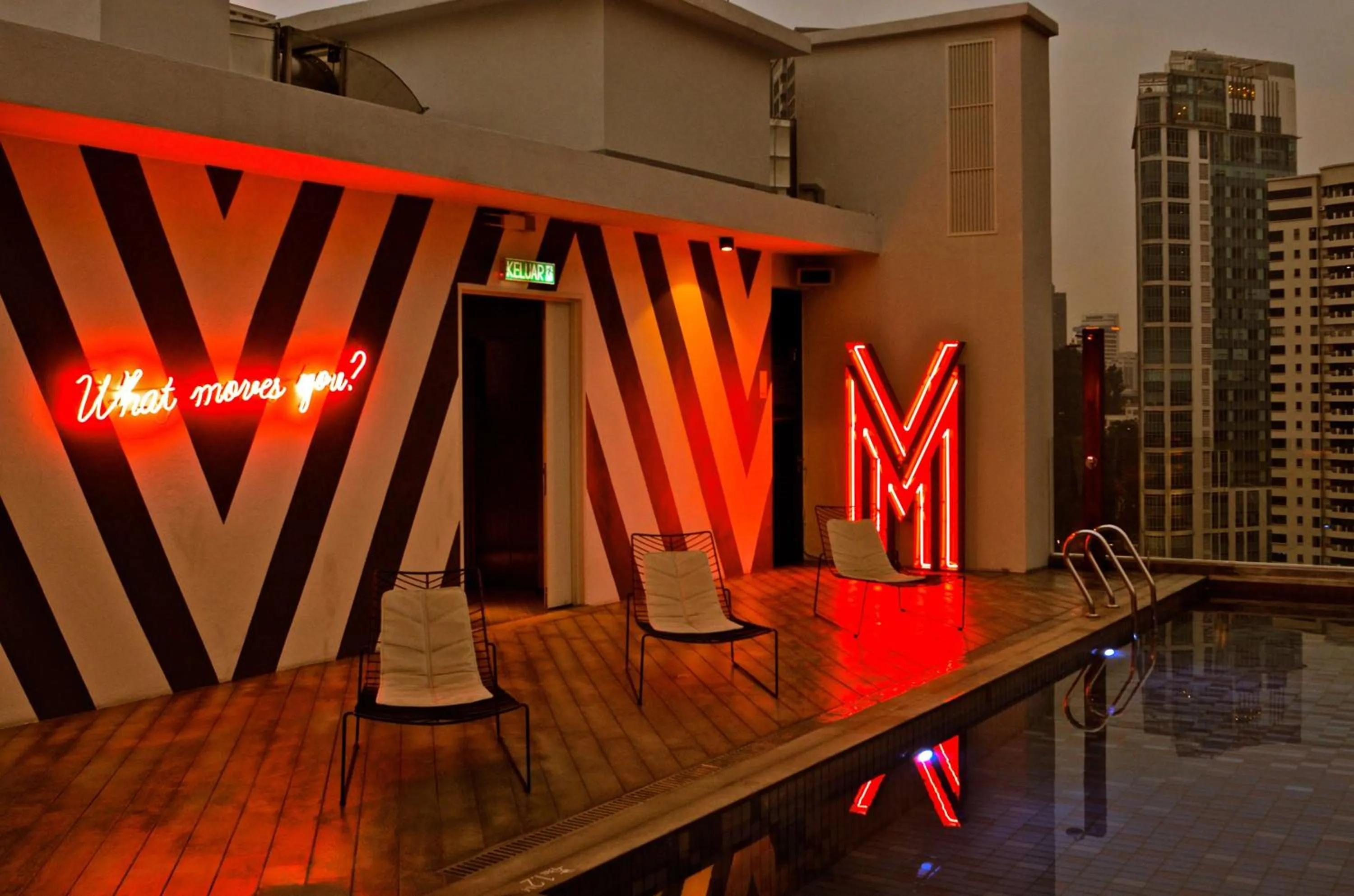 Swimming pool in MOV Hotel Kuala Lumpur