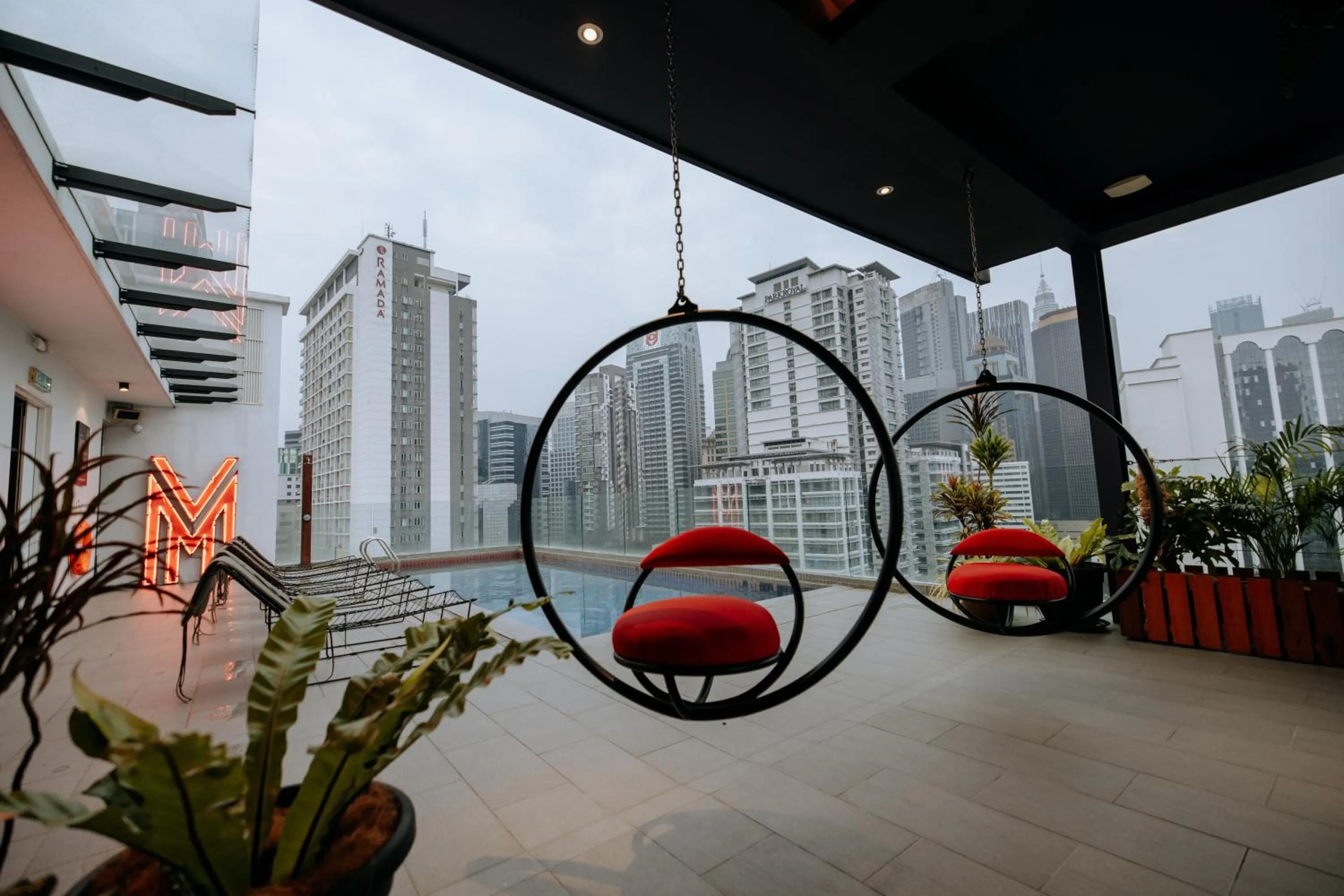 Seating area in MOV Hotel Kuala Lumpur