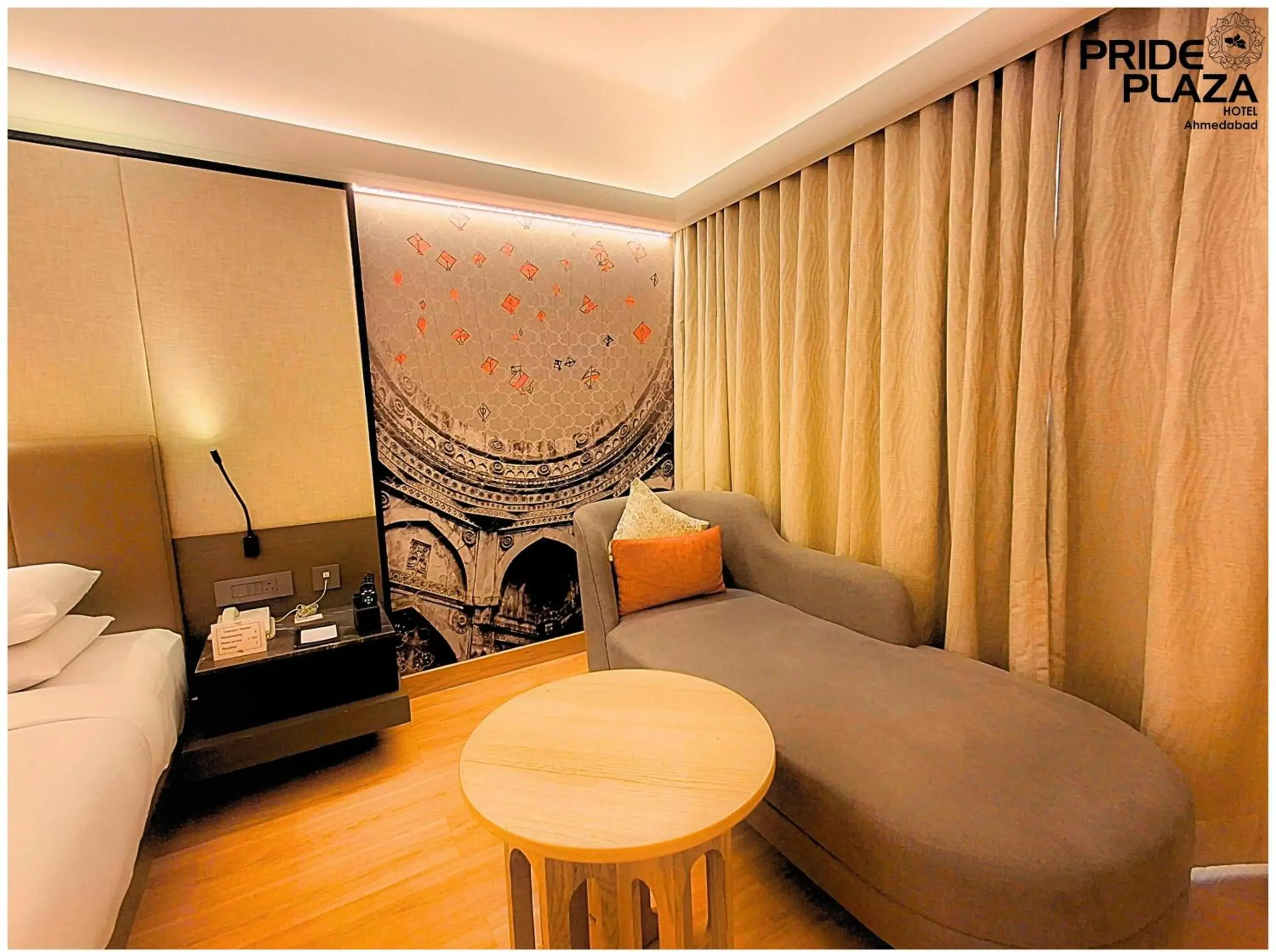 Bed in Pride Plaza Hotel, Ahmedabad Bed in Pride Plaza Hotel, Ahmedabad