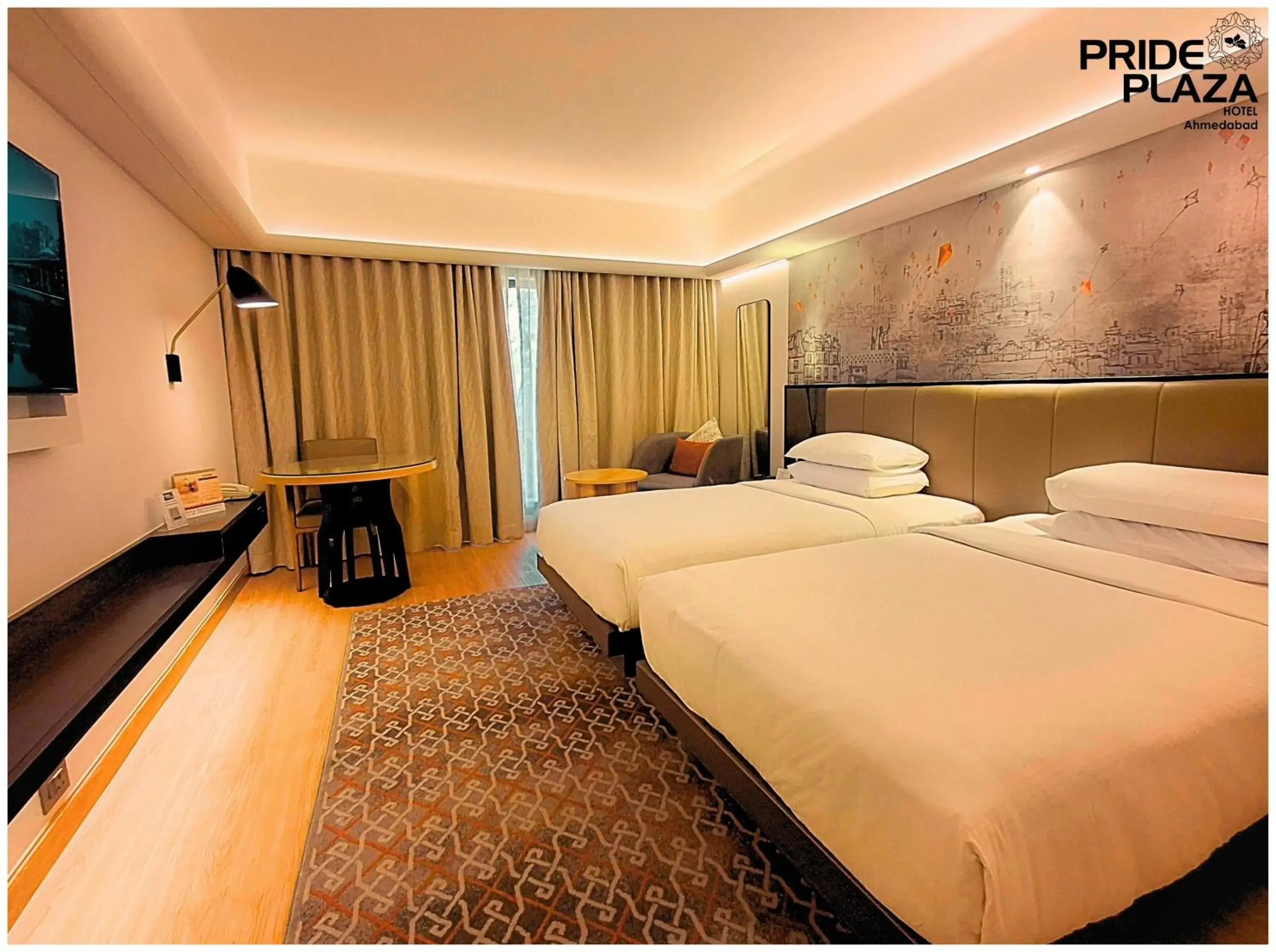 Deluxe Twin Room in Pride Plaza Hotel, Ahmedabad Deluxe Twin Room in Pride Plaza Hotel, Ahmedabad