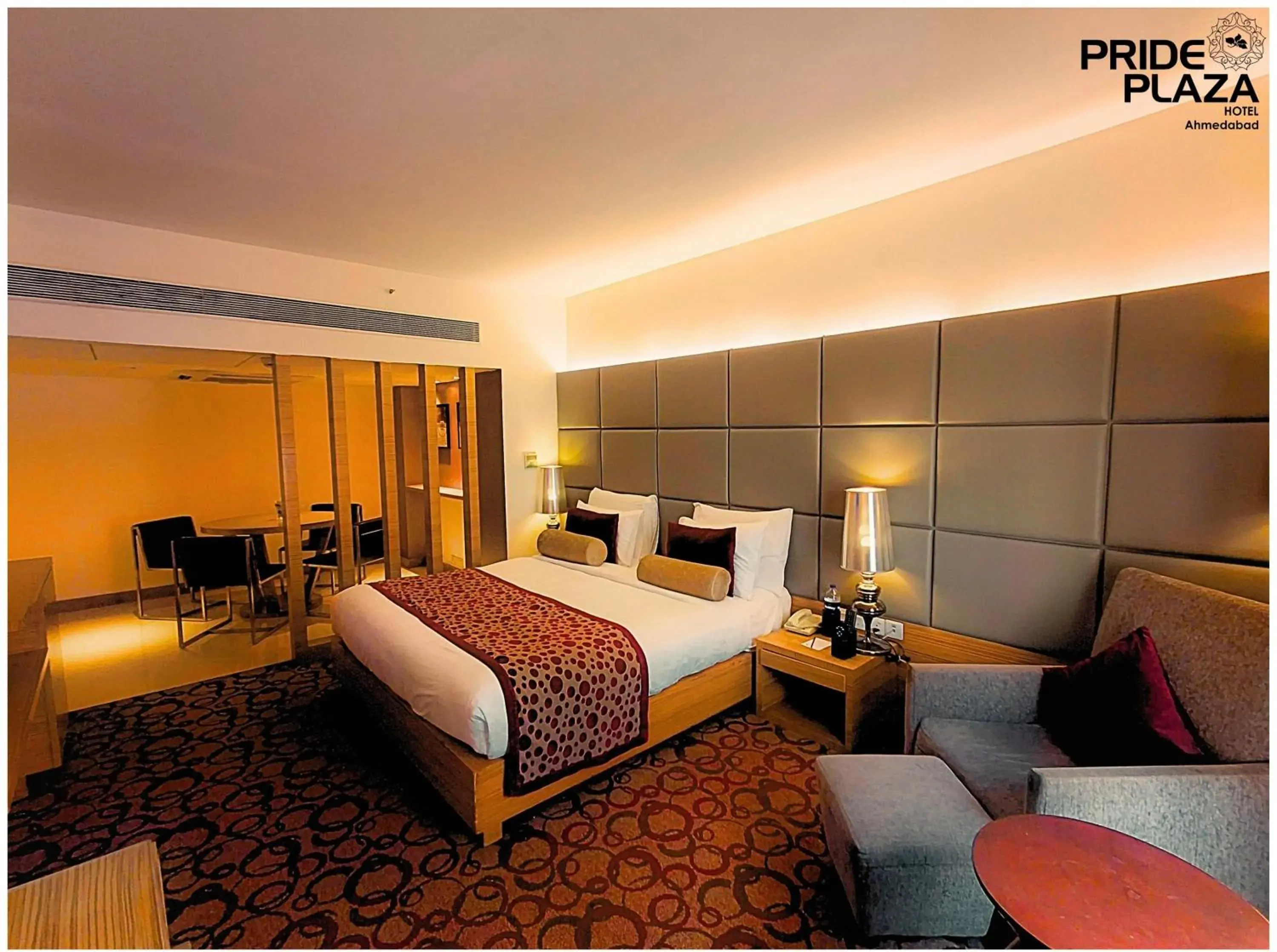 Bed in Pride Plaza Hotel, Ahmedabad Bed in Pride Plaza Hotel, Ahmedabad