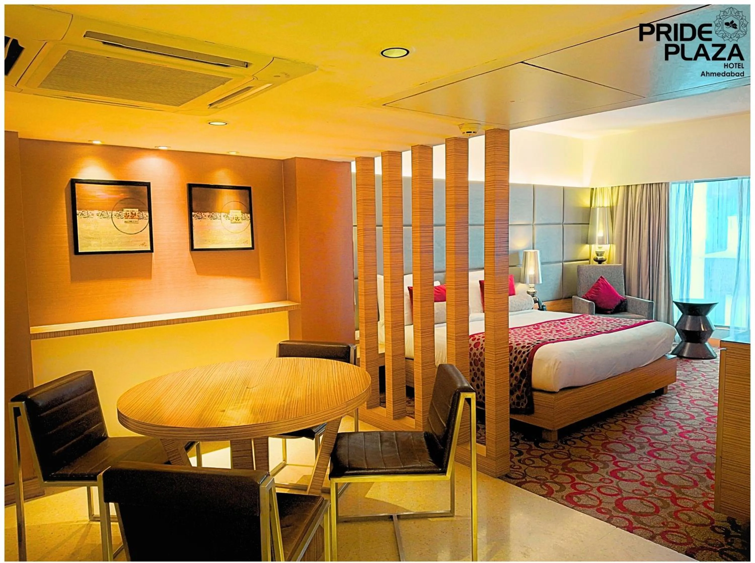 Bed in Pride Plaza Hotel, Ahmedabad