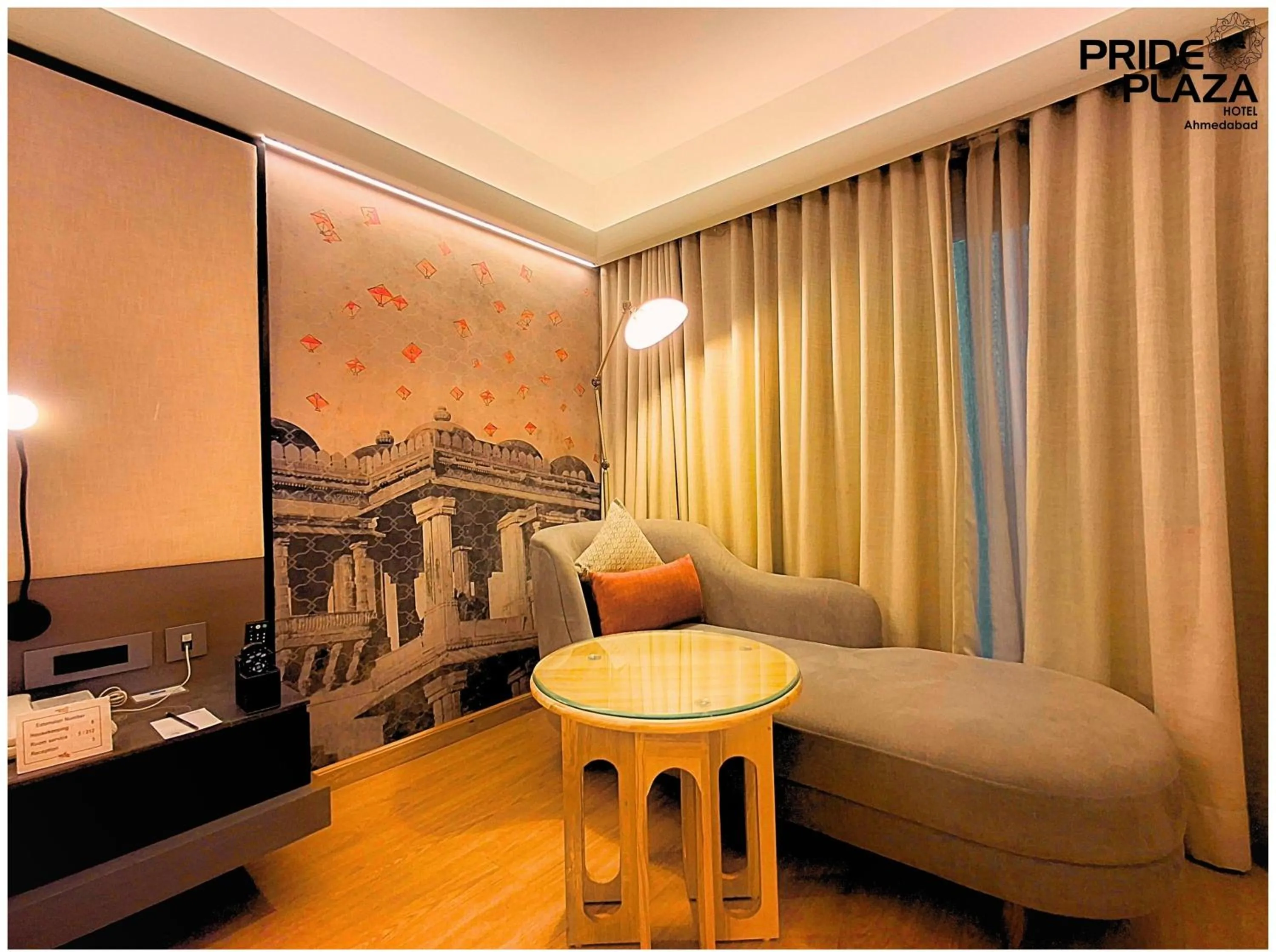 Bed in Pride Plaza Hotel, Ahmedabad