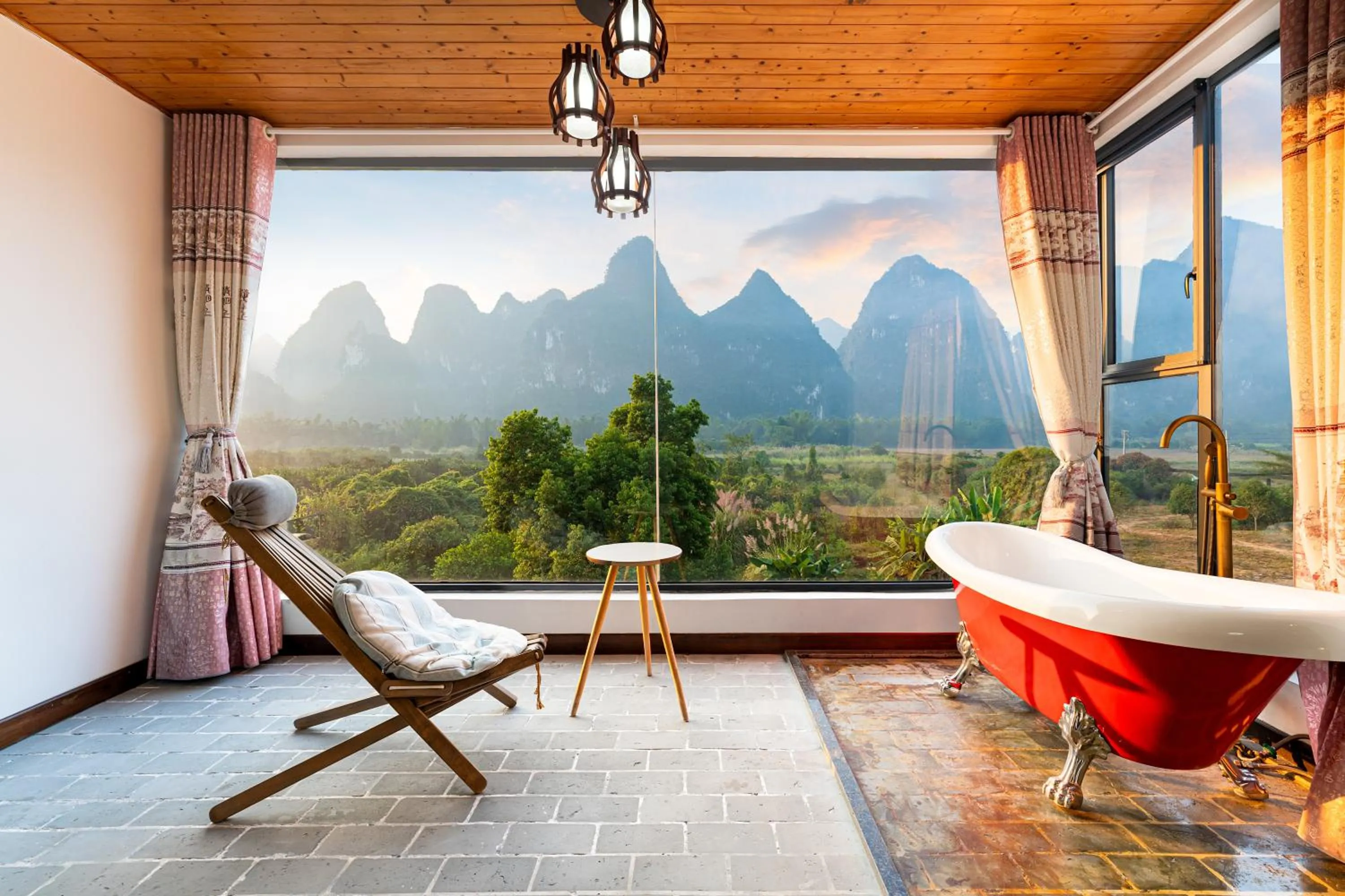 Natural landscape in Leisure Courtyard Hotel Yangshuo