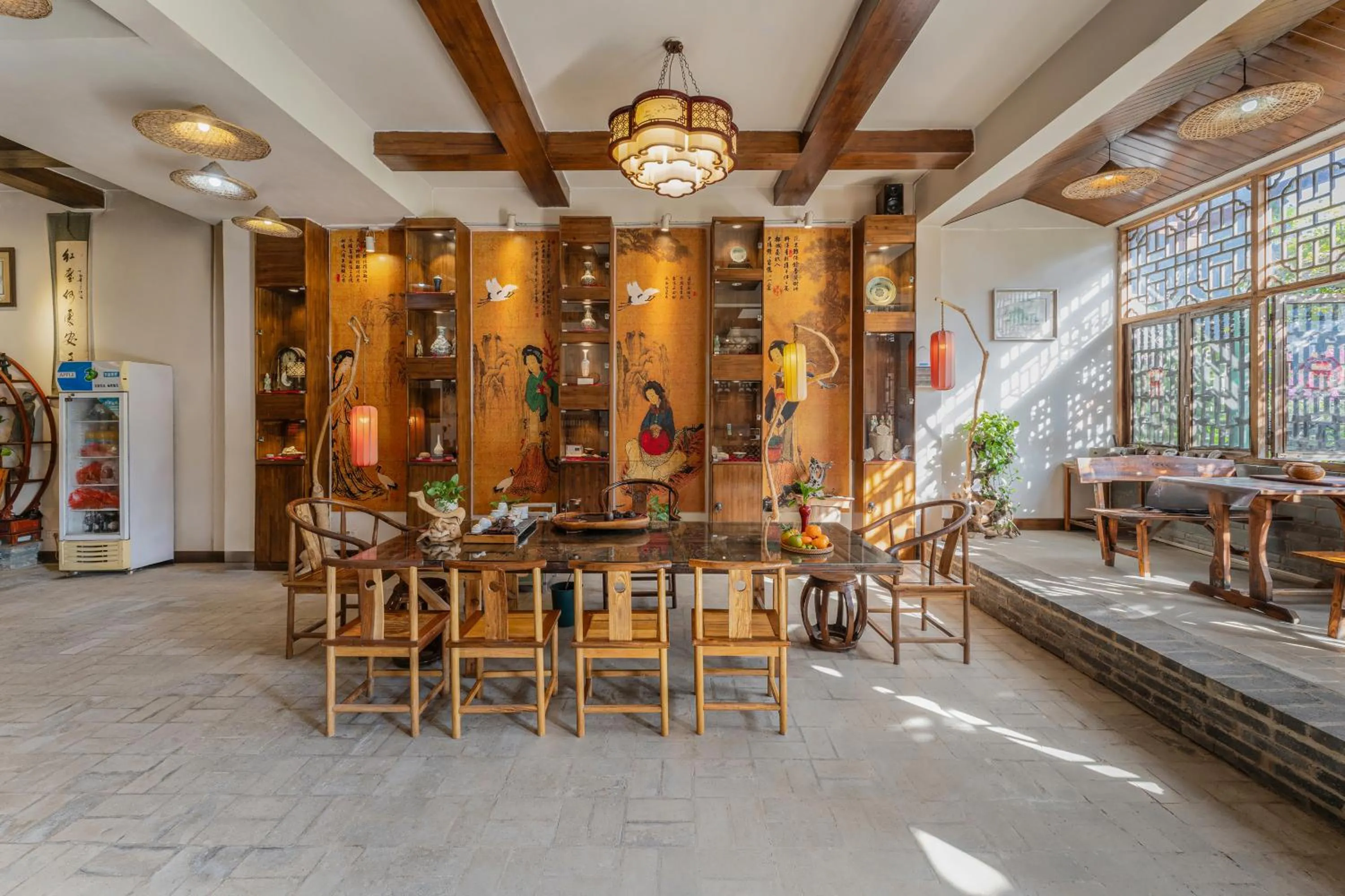 Seating area in Leisure Courtyard Hotel Yangshuo