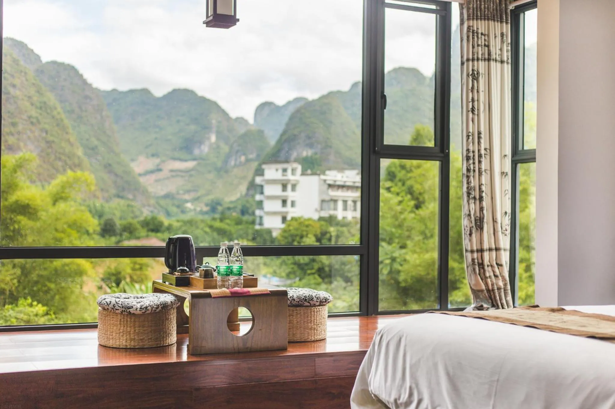 Balcony/Terrace in Leisure Courtyard Hotel Yangshuo