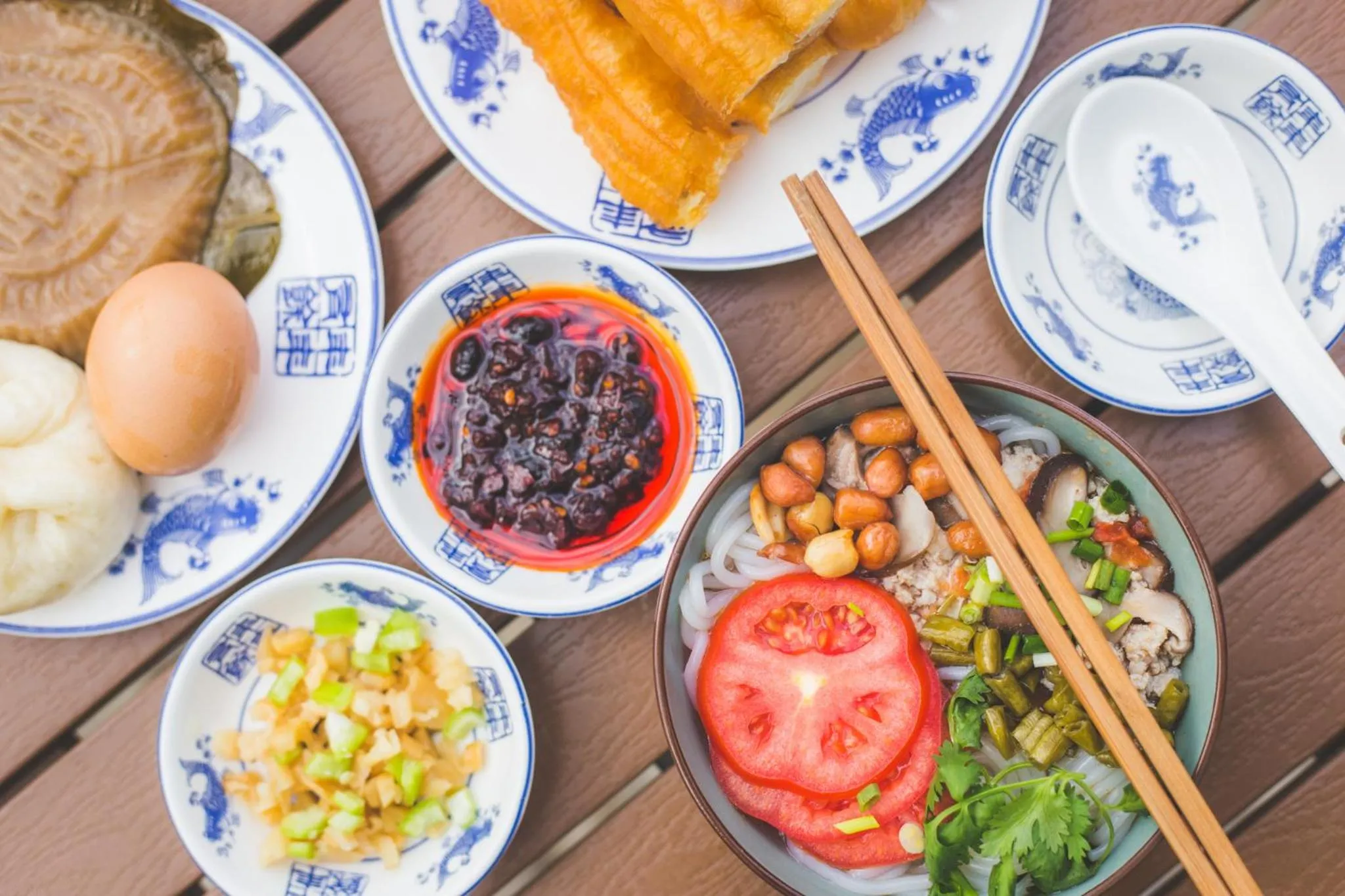 Breakfast in Leisure Courtyard Hotel Yangshuo