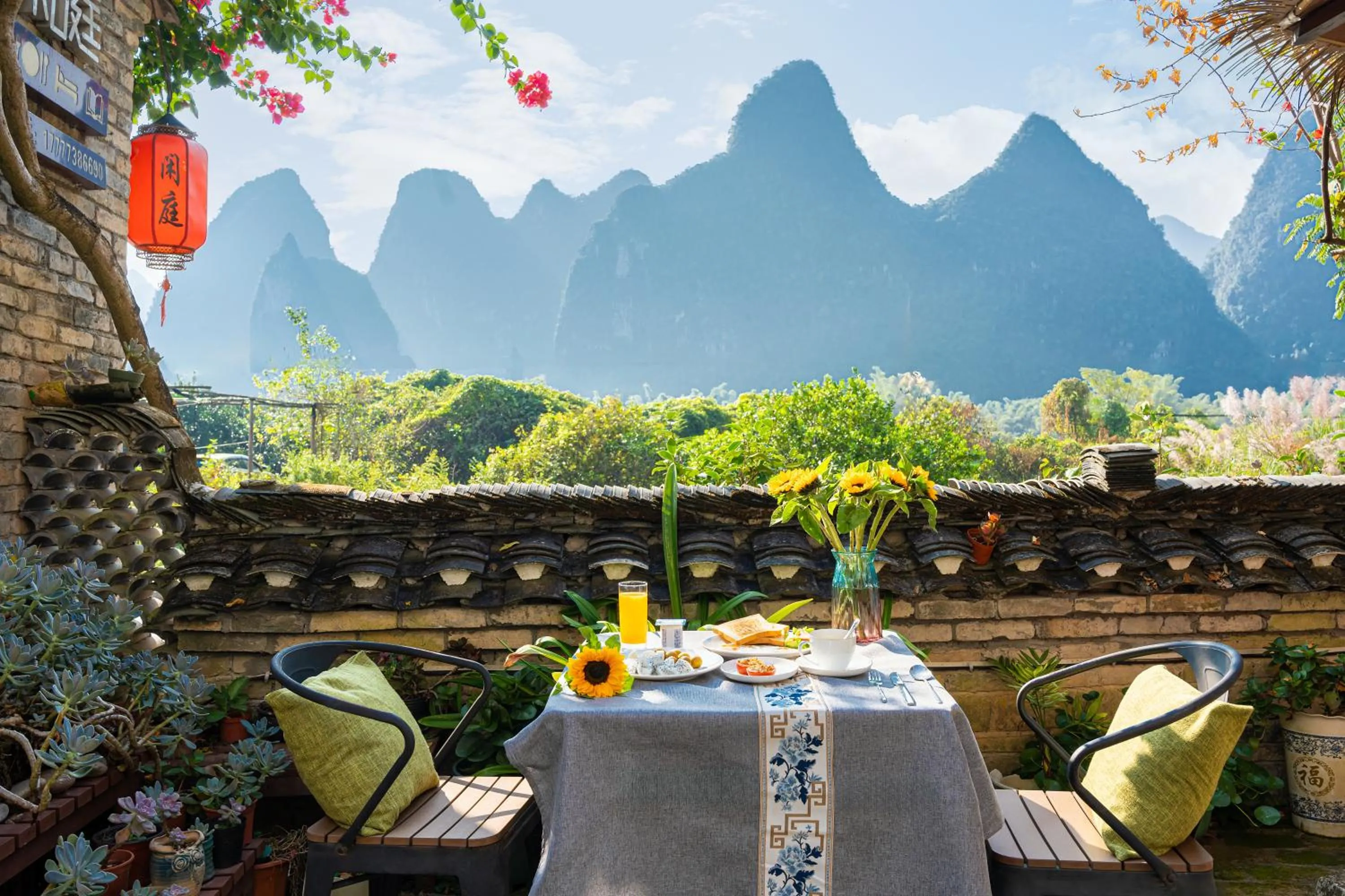 Natural landscape in Leisure Courtyard Hotel Yangshuo