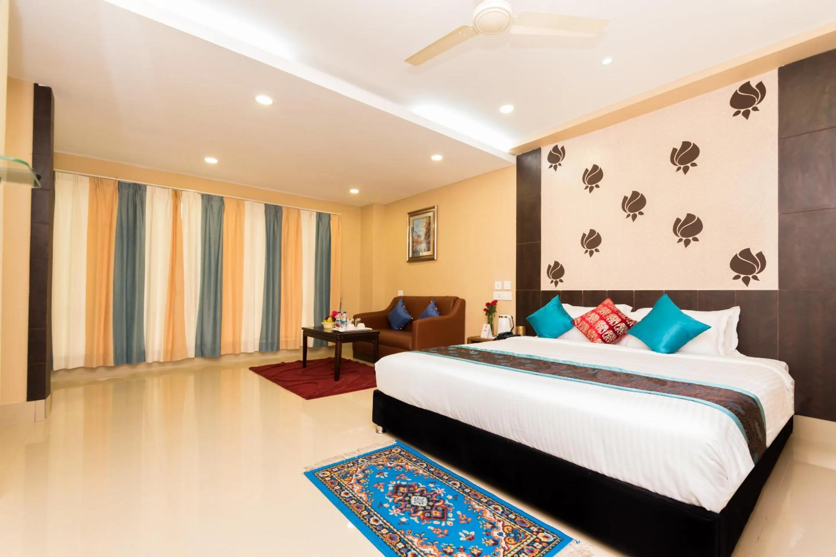 Bedroom, Bed in Central Courtyard Boutique Hotel