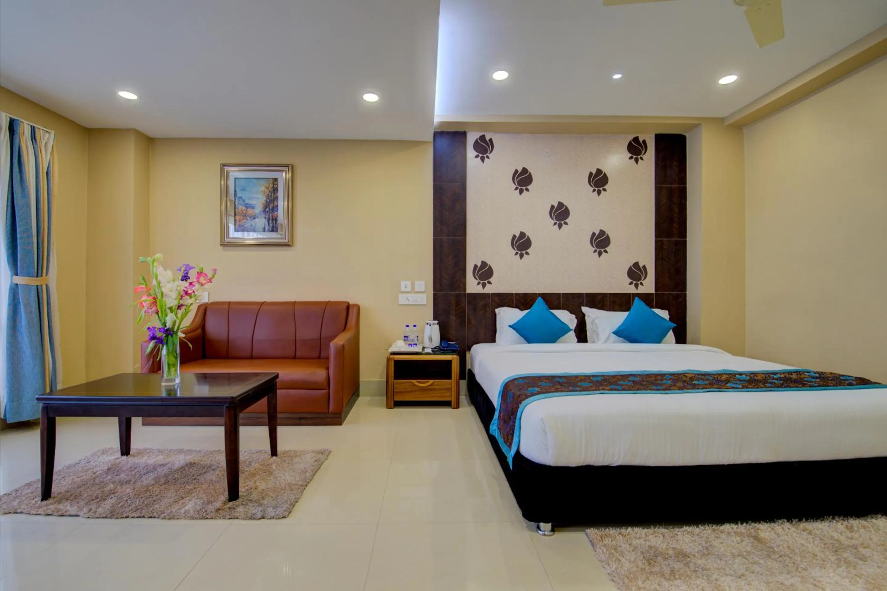 Bedroom, Bed in Central Courtyard Boutique Hotel