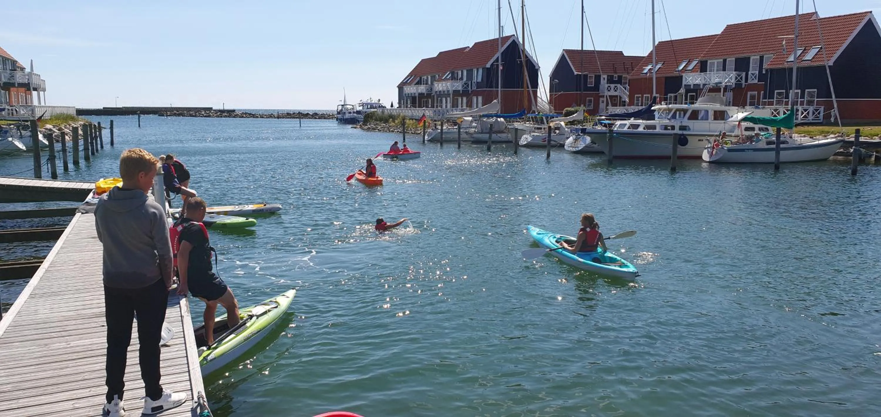 Activities in Klintholm Marina Park Cabins